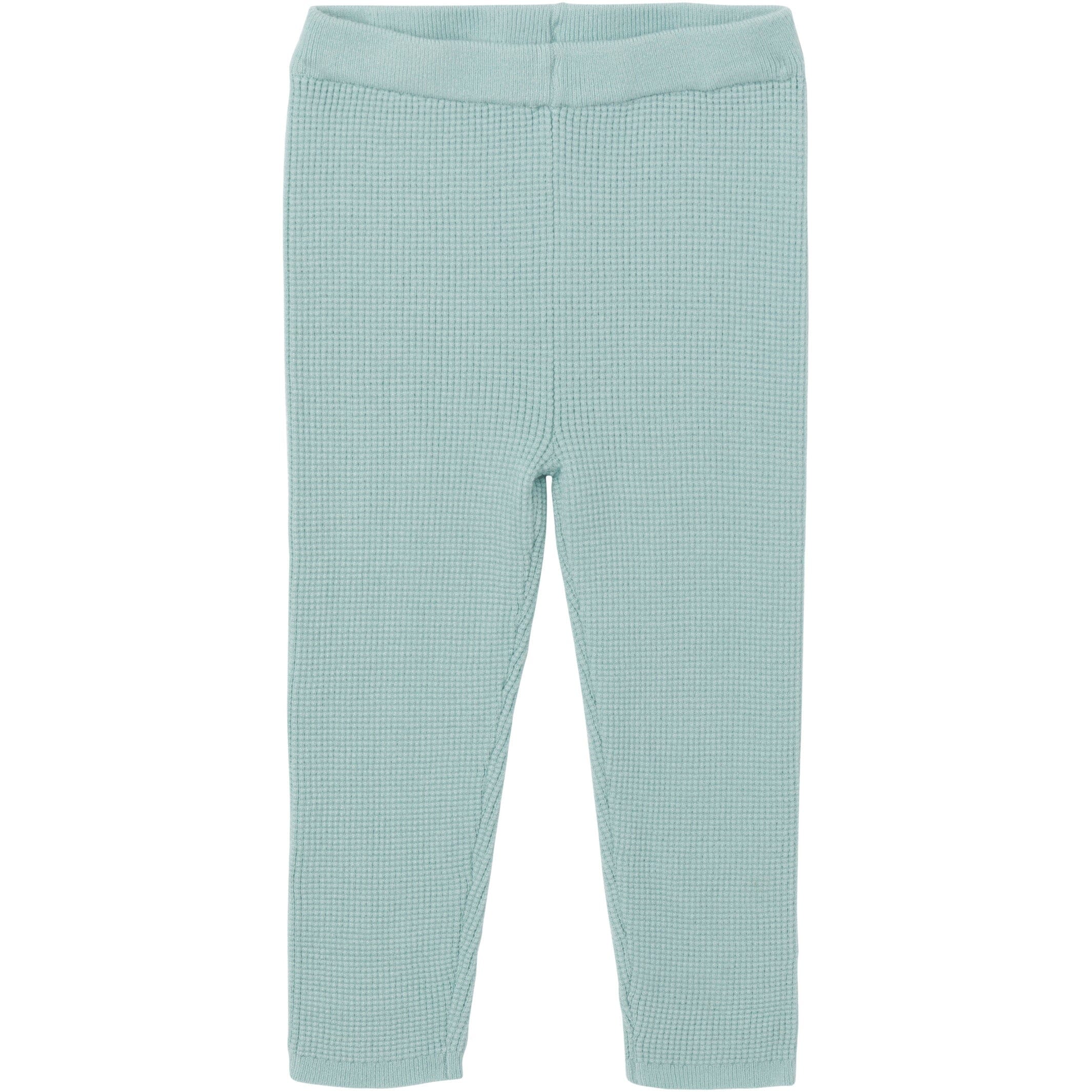 Mommy & Me 2-Piece Medium Sky Hooded Waffle Viscose Top & Legging Bundle - Image 6