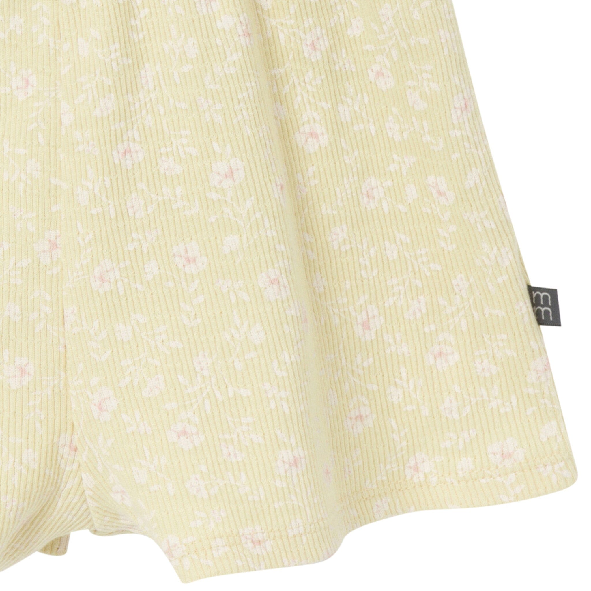 Infant & Toddler Girls Dusty Yellow Floral Flutter Sleeve Romper - Image 5