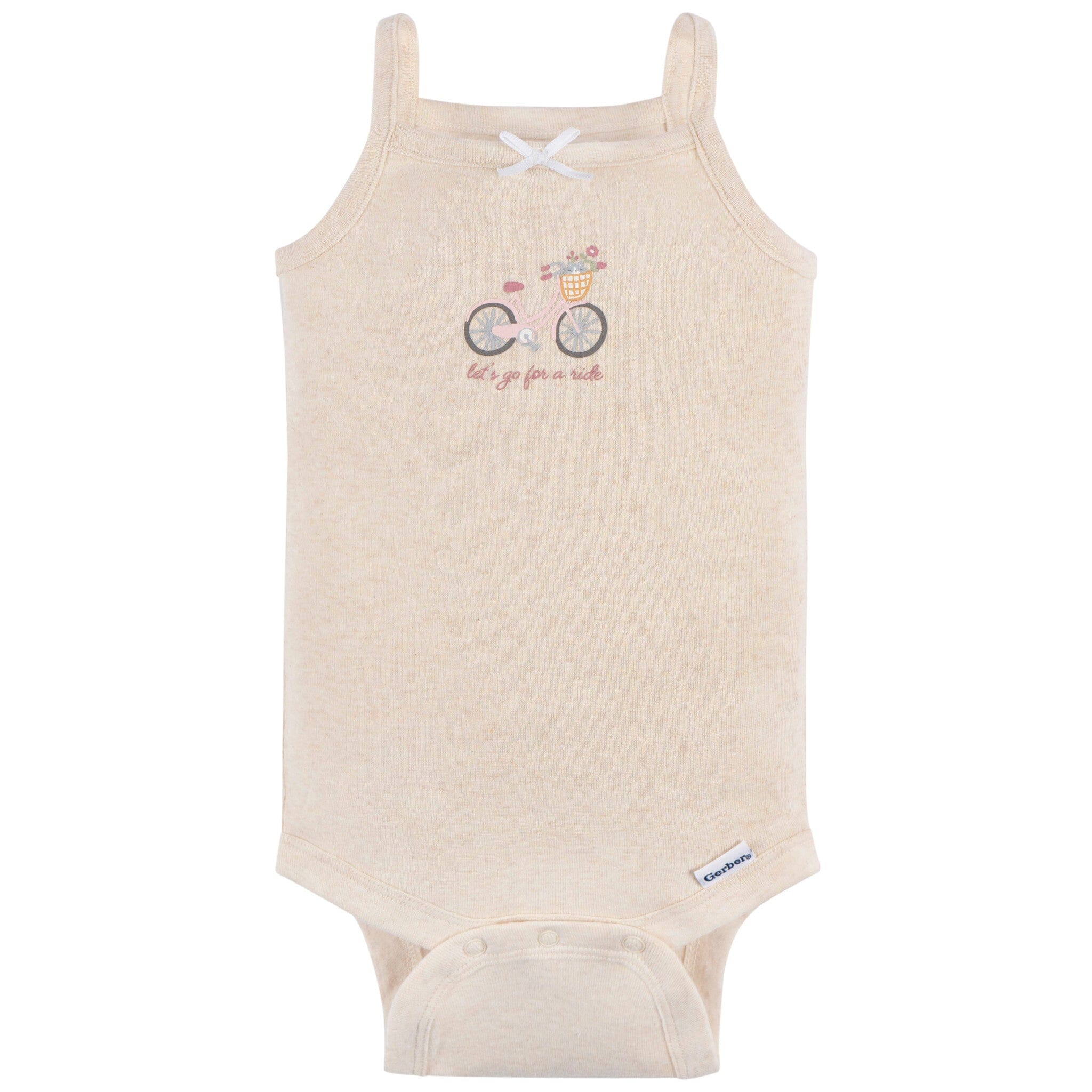 4-Pack Baby Girls Green Floral Sleeveless Onesies® Bodysuits - Image 6