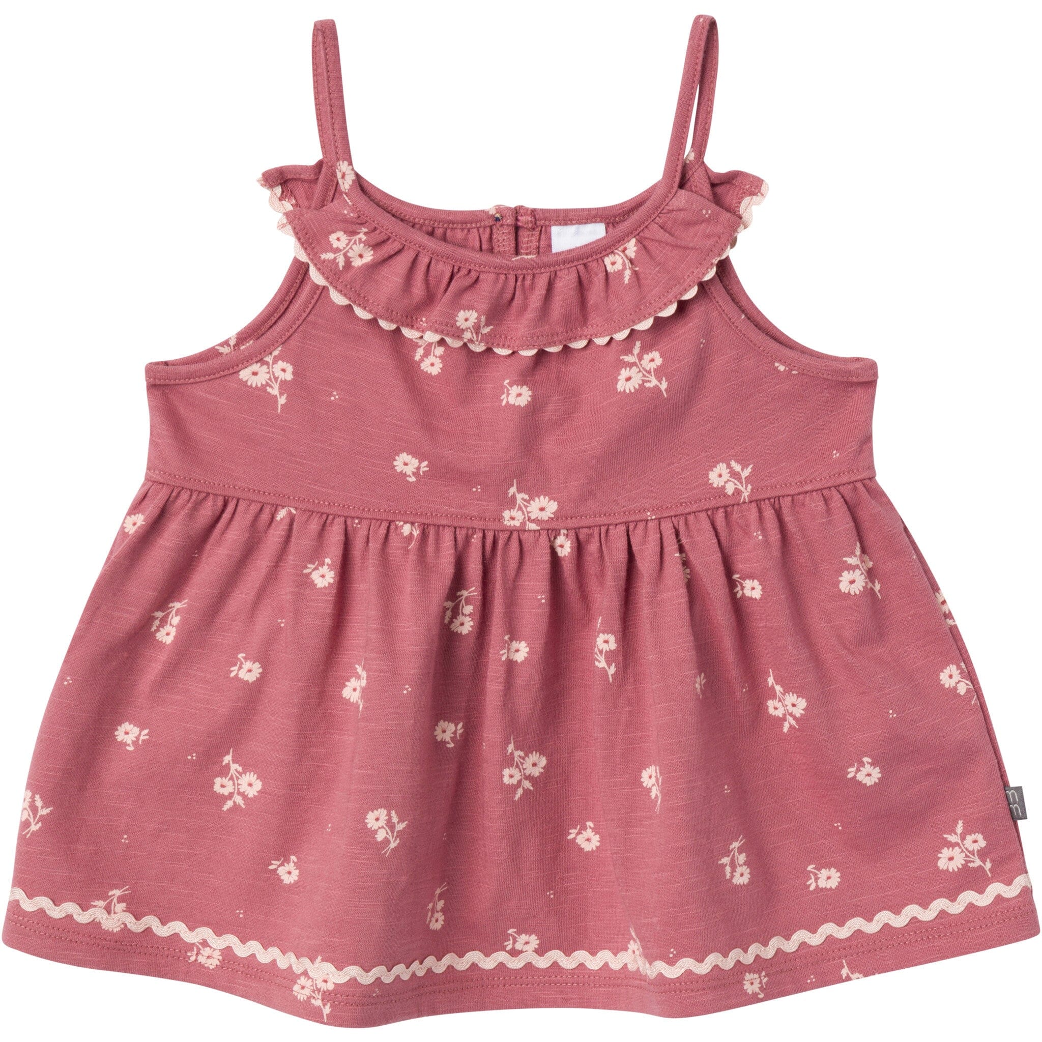 2-Piece Infant & Toddler Girls Rose Bouquet Ruffle Top and Shorts Set - Image 3