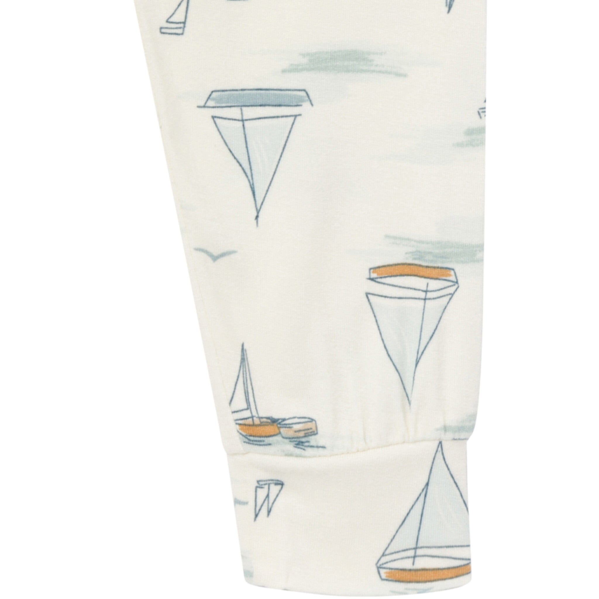 4-Piece Infant & Toddler Boys Ivory Sailing Viscose Snug Fitting Pajamas - Image 11