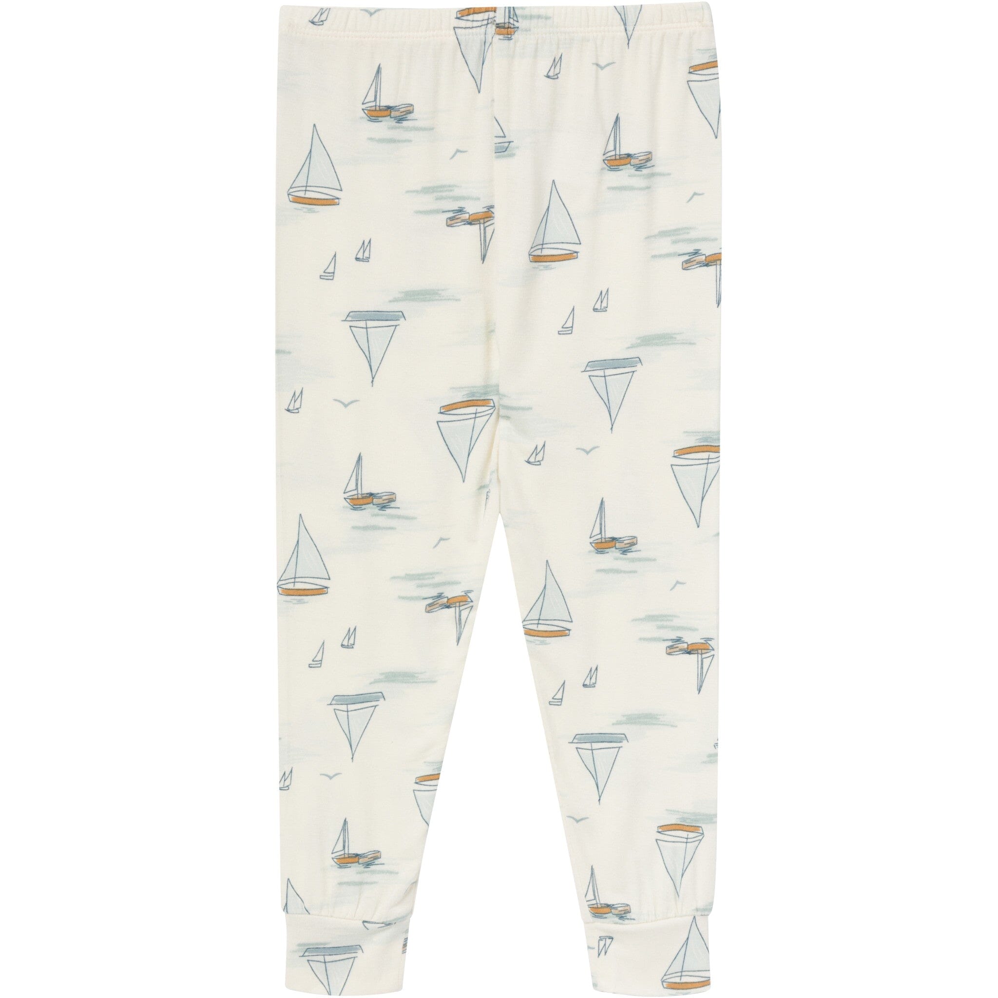 4-Piece Infant & Toddler Boys Ivory Sailing Viscose Snug Fitting Pajamas - Image 9