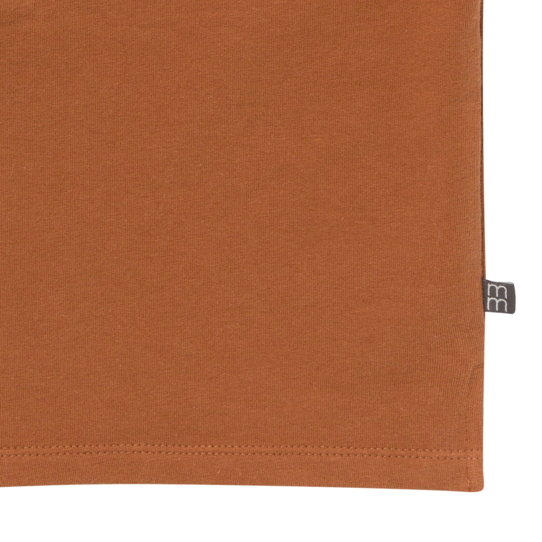 2-Piece Toddler Boys Medium Brown Henley Shirt and Shorts Set - Image 7