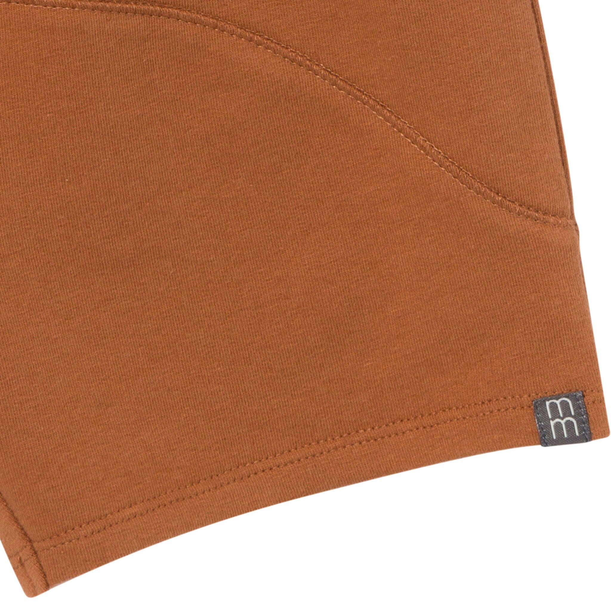 2-Piece Toddler Boys Medium Brown Henley Shirt and Shorts Set - Image 10
