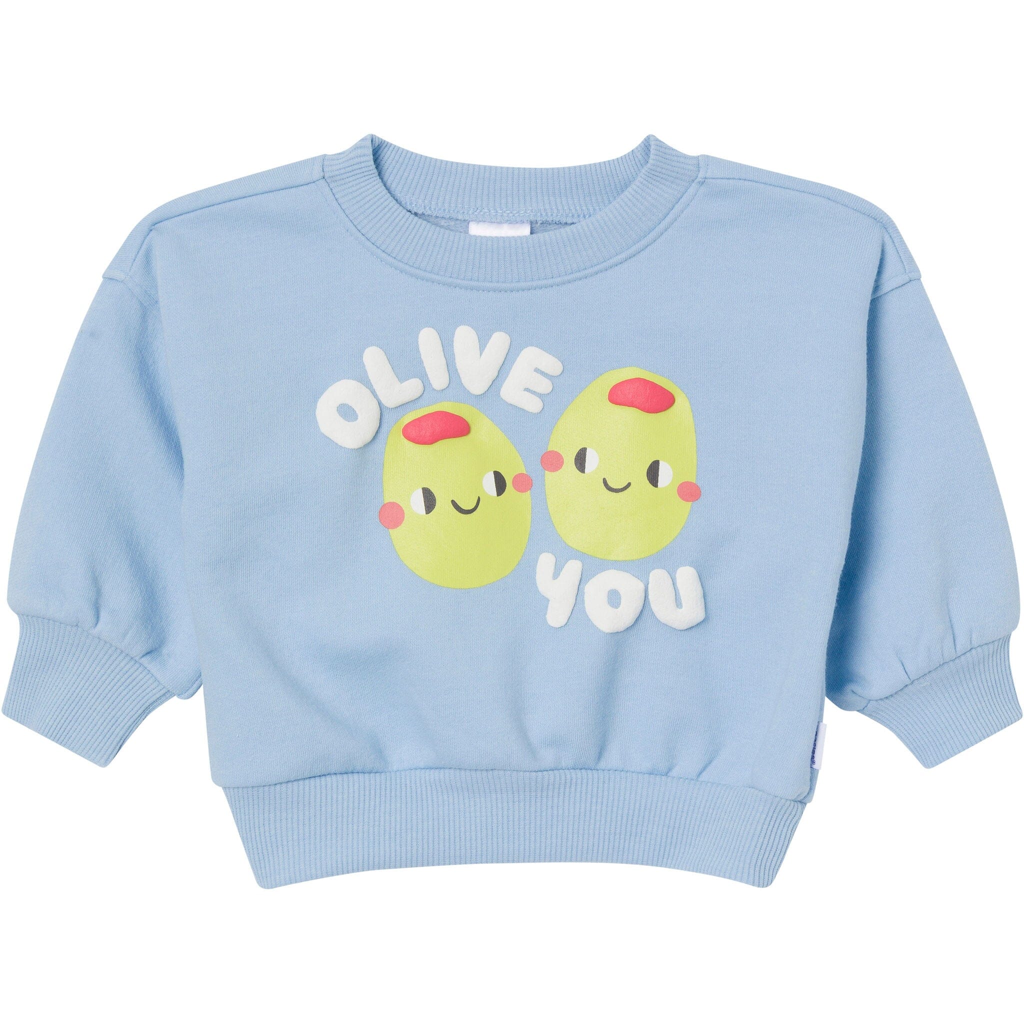 Baby Neutral Olive You Sweatshirt