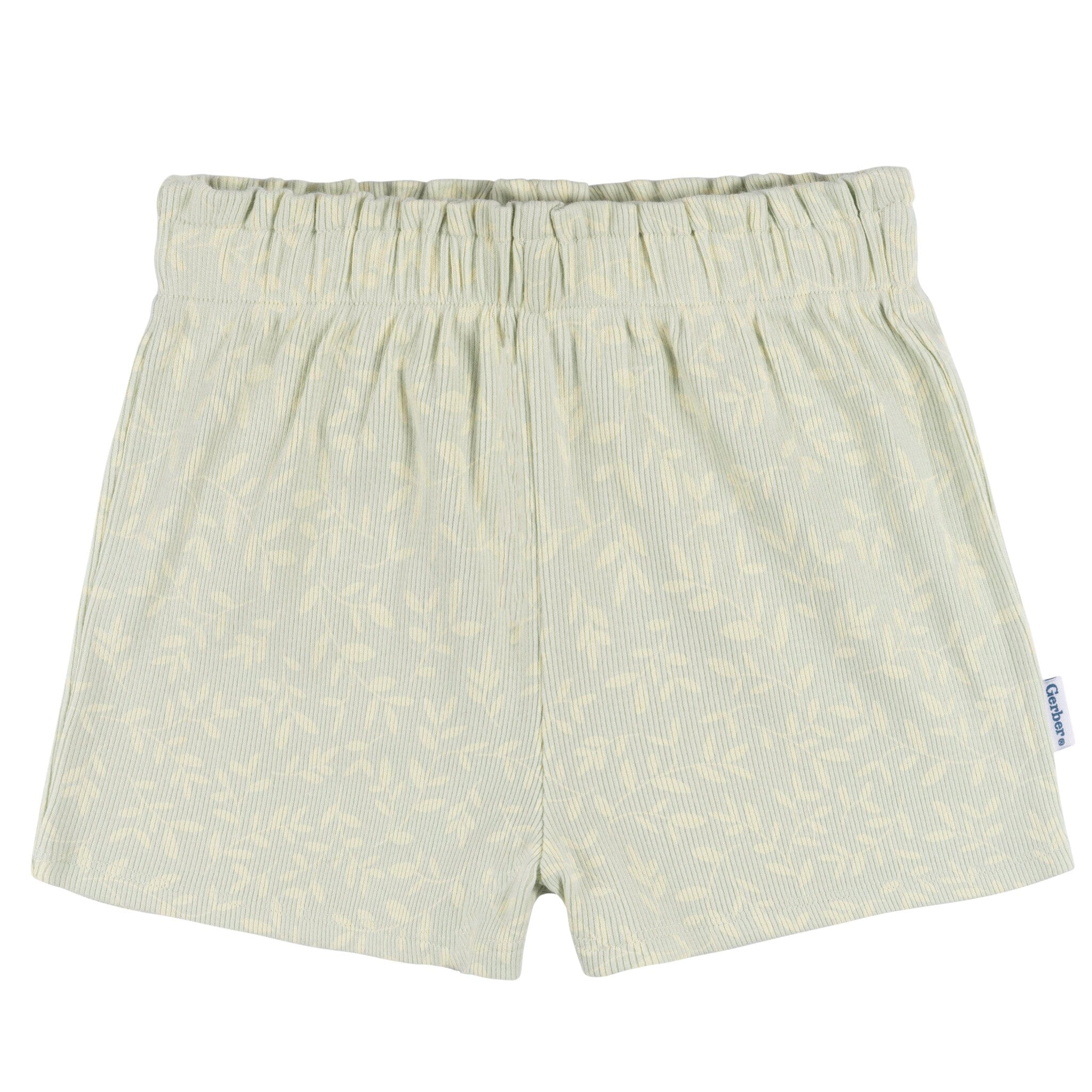 2-Piece Infant & Toddler Girls Green Leaves Shirt and Shorts Set - Image 6