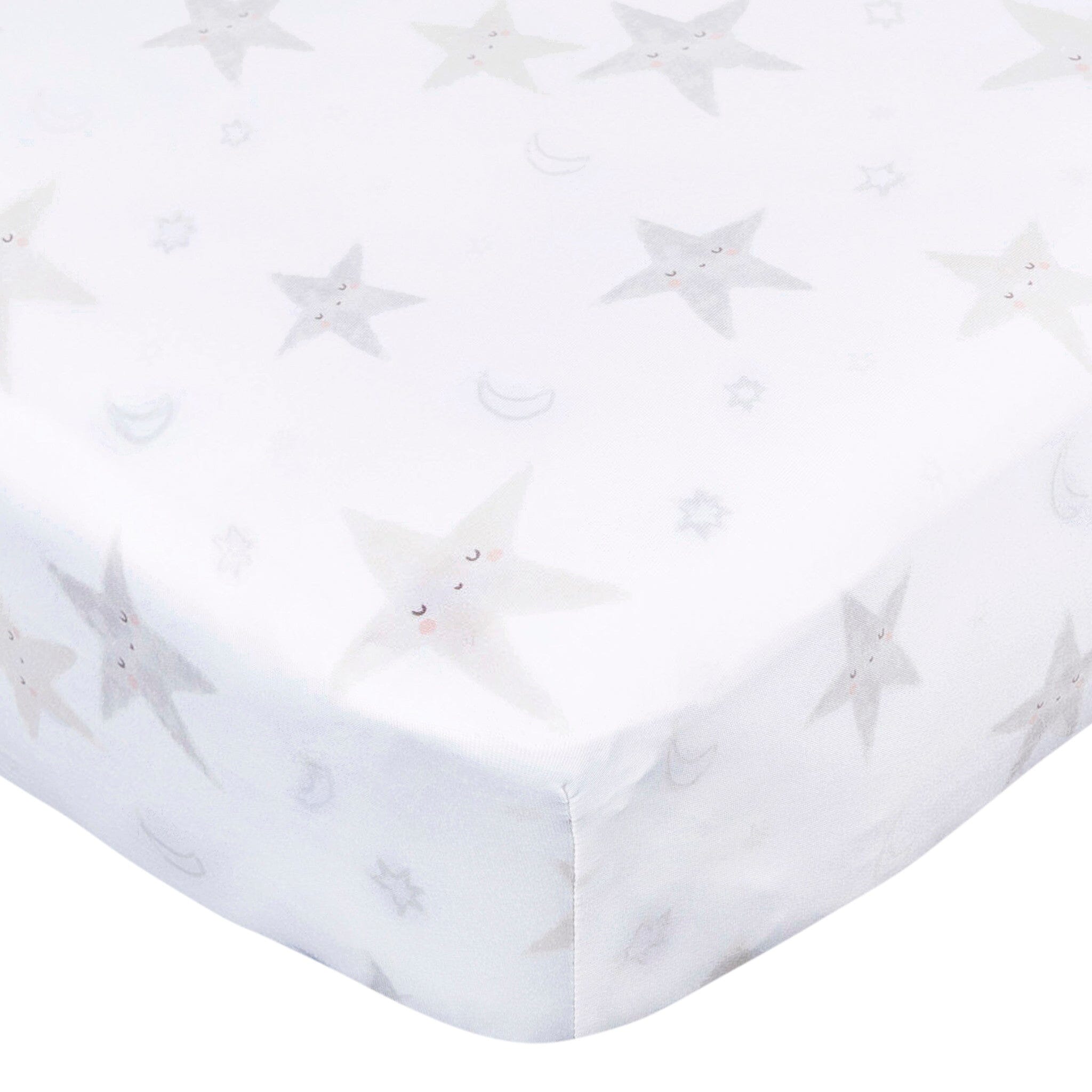 Baby Neutral Celestial Stretchy Crib Sheet