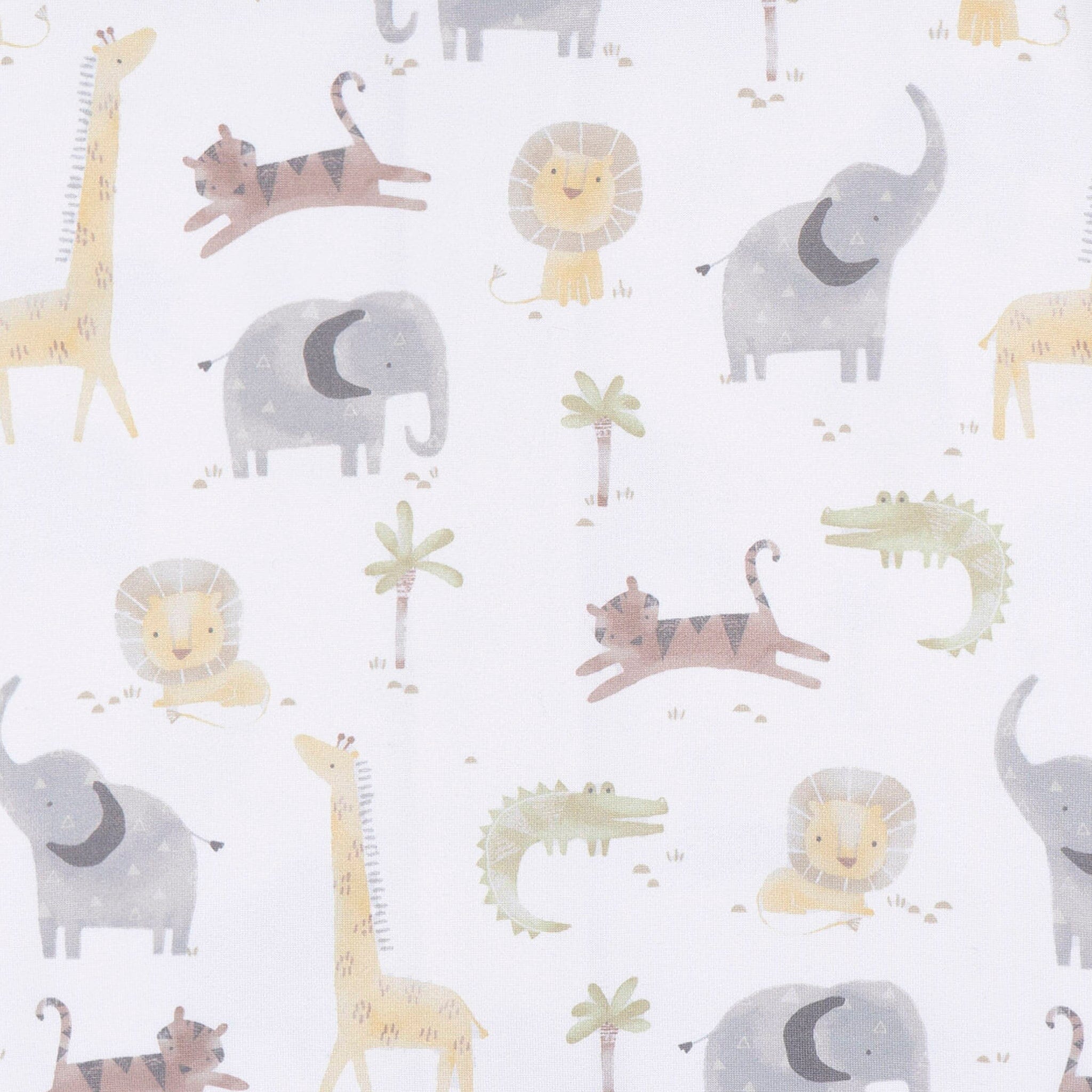 Baby Neutral Animal Geo Crib Sheet - Image 2