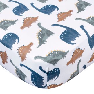 Baby Boys Dino Time Stretchy Crib Sheet