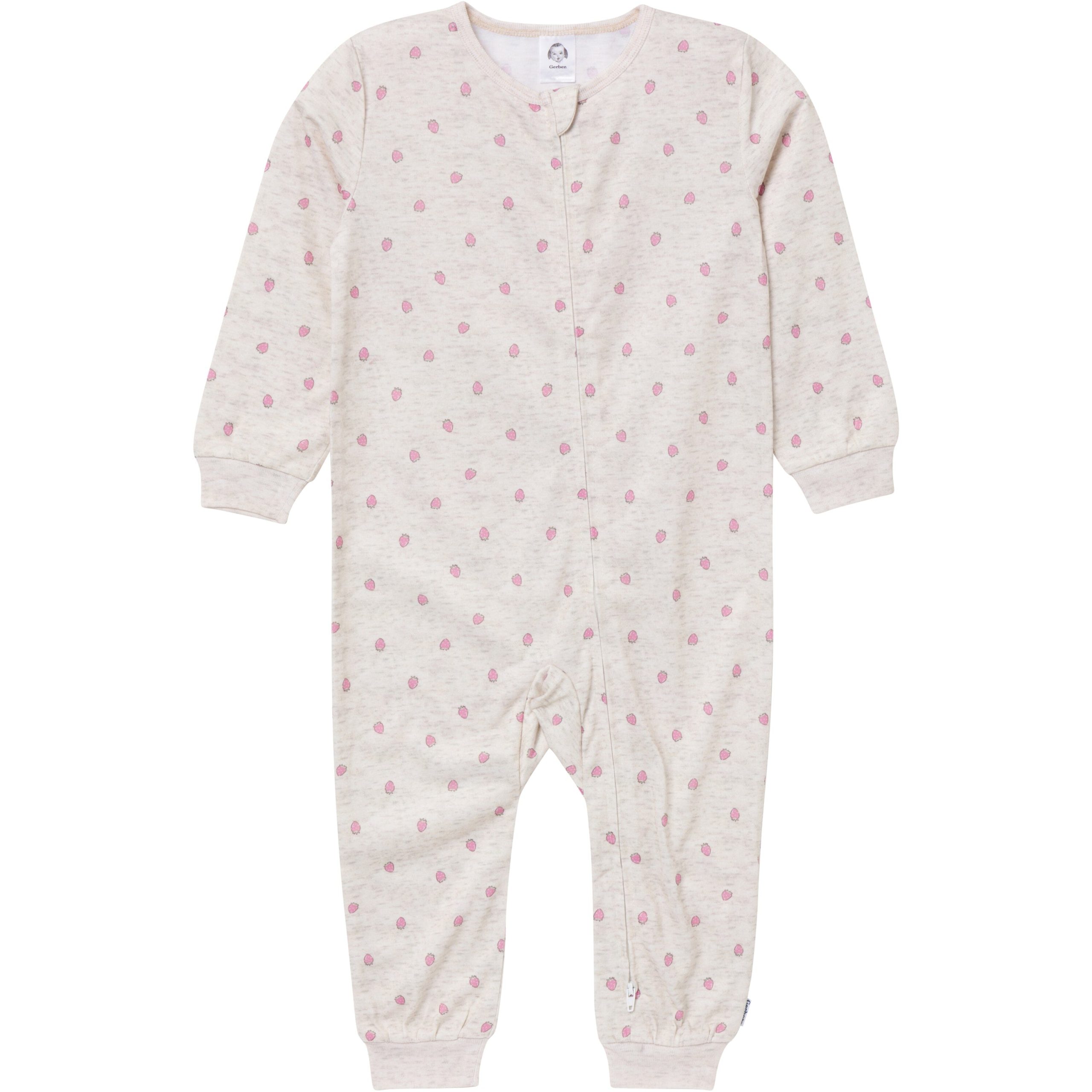 3-Pack Infant & Toddler Girls Fruits Footless Pajamas - Image 2