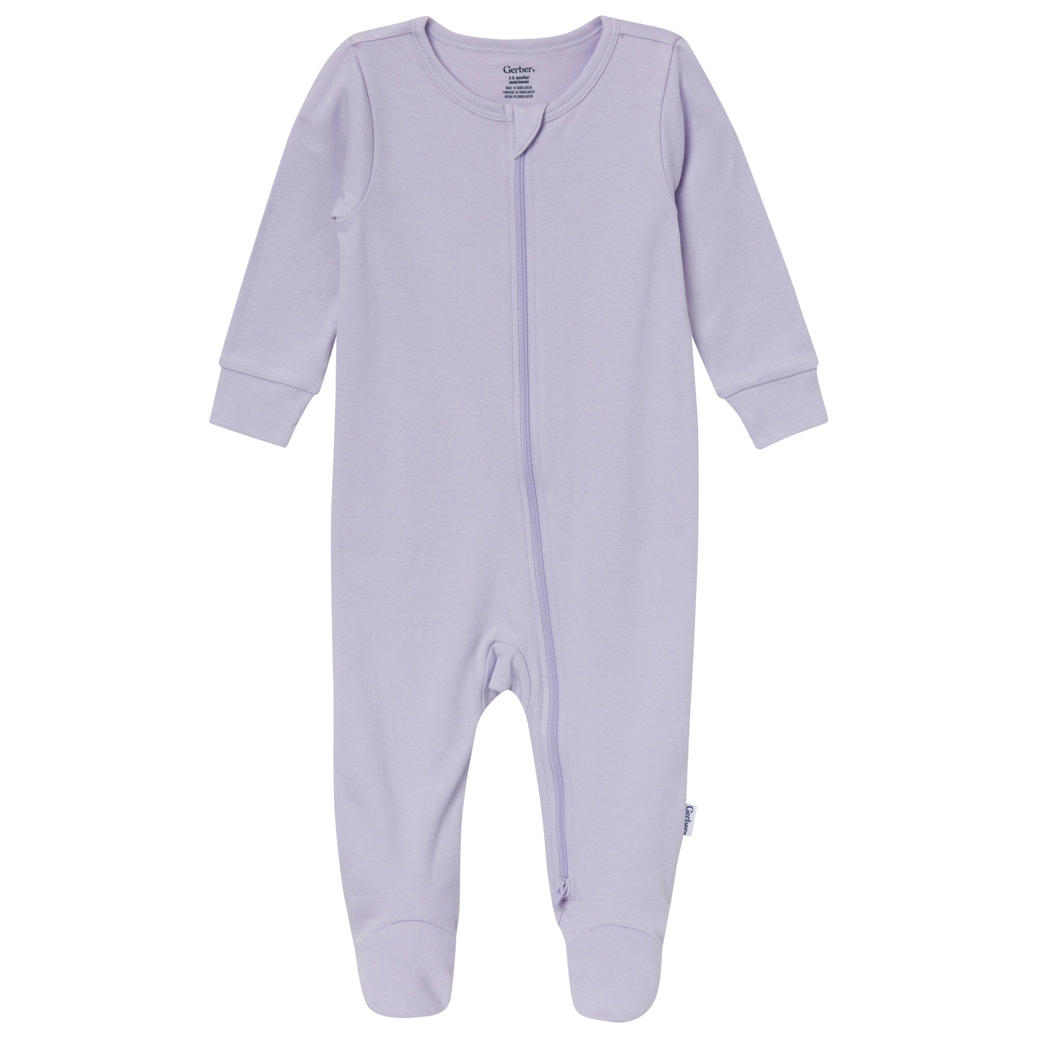 3-Pack Baby Girls Plum, Pink & Lavender Sleep 'N Play - Image 5