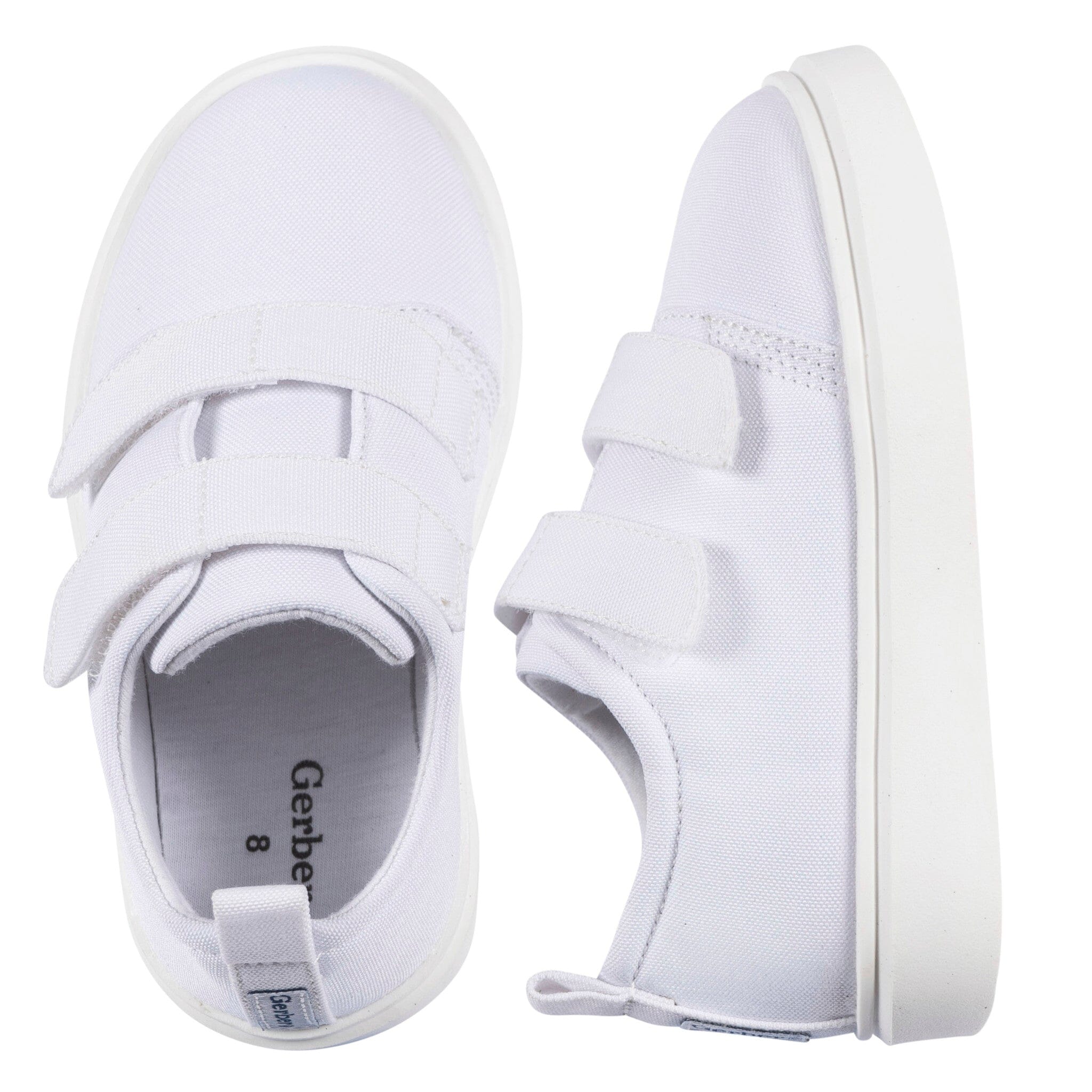 Infant & Toddler Neutral White Strap Sneaker - Image 4