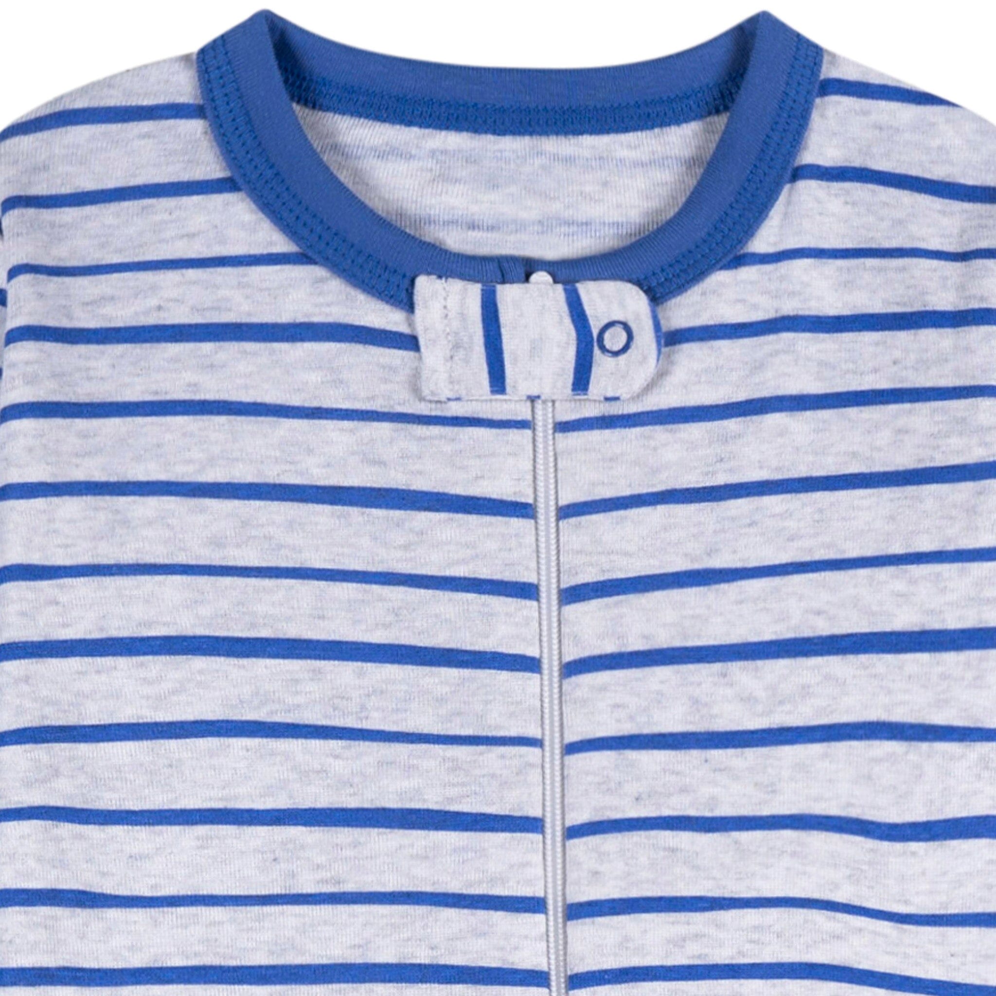 4-Pack Baby Boys Snack Truck Snug Fit Footed Pajamas - Image 7
