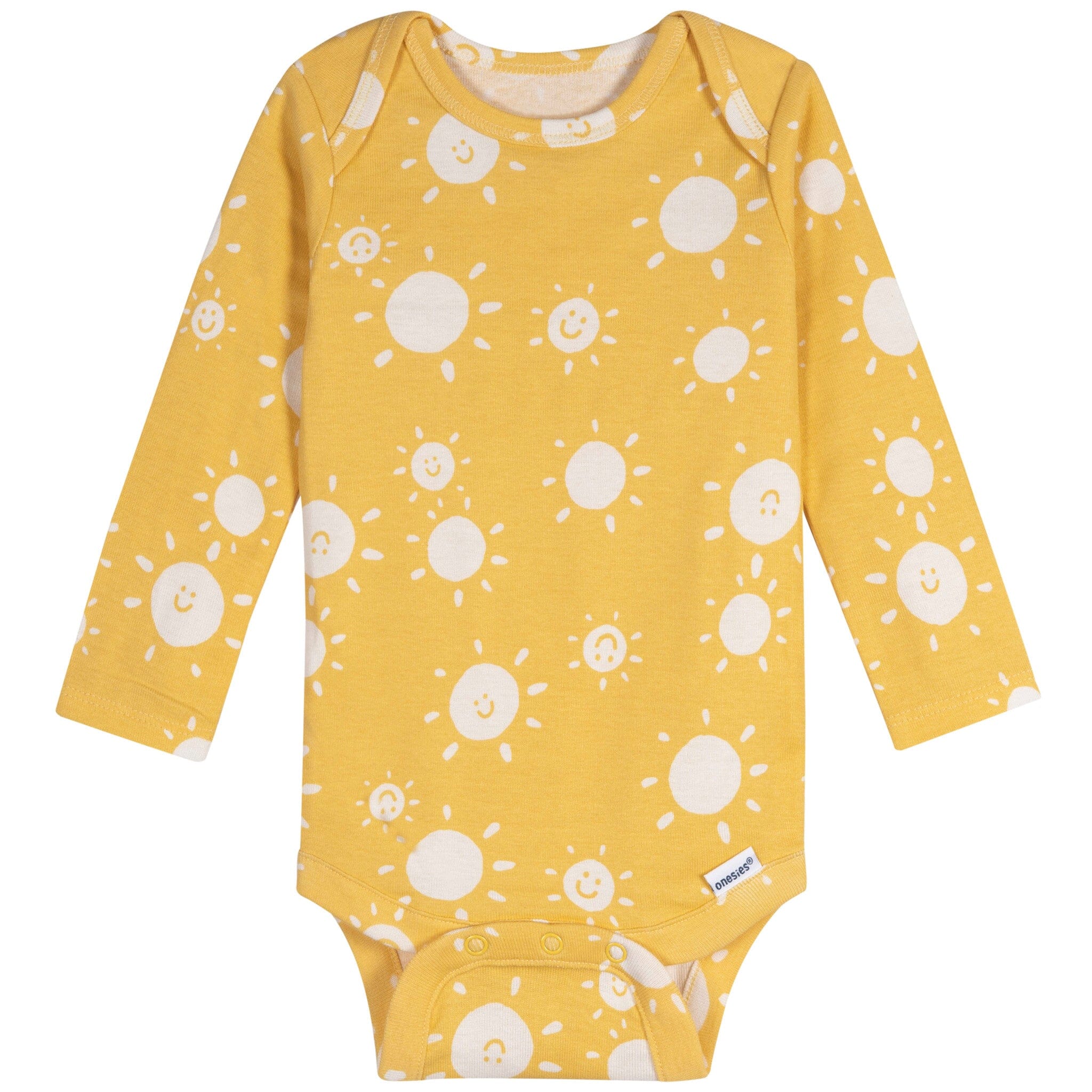 6-Pack Baby Neutral Pretzels Long Sleeve Onesies® Bodysuits - Image 3