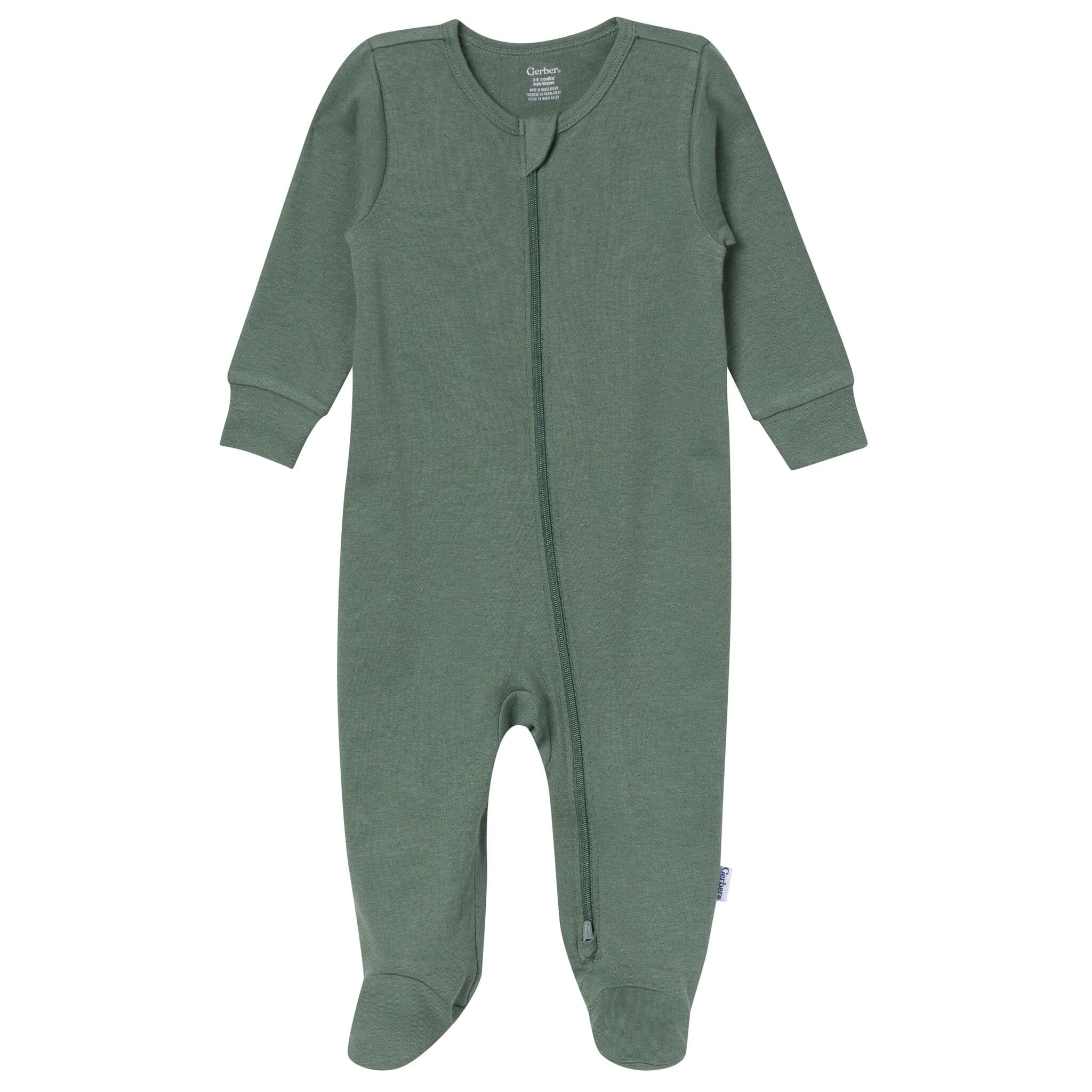 3-Pack Baby Boys Navy, Cream & Sage Sleep 'N Play - Image 5