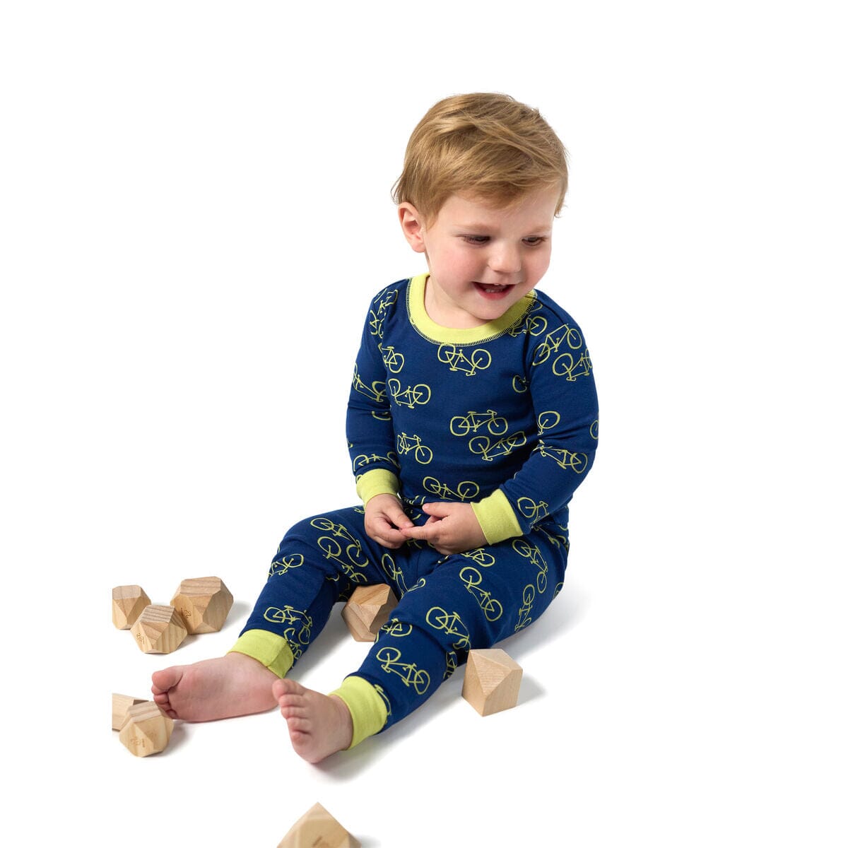 4-Piece Baby Boys Apples Pajamas Sets - Image 3