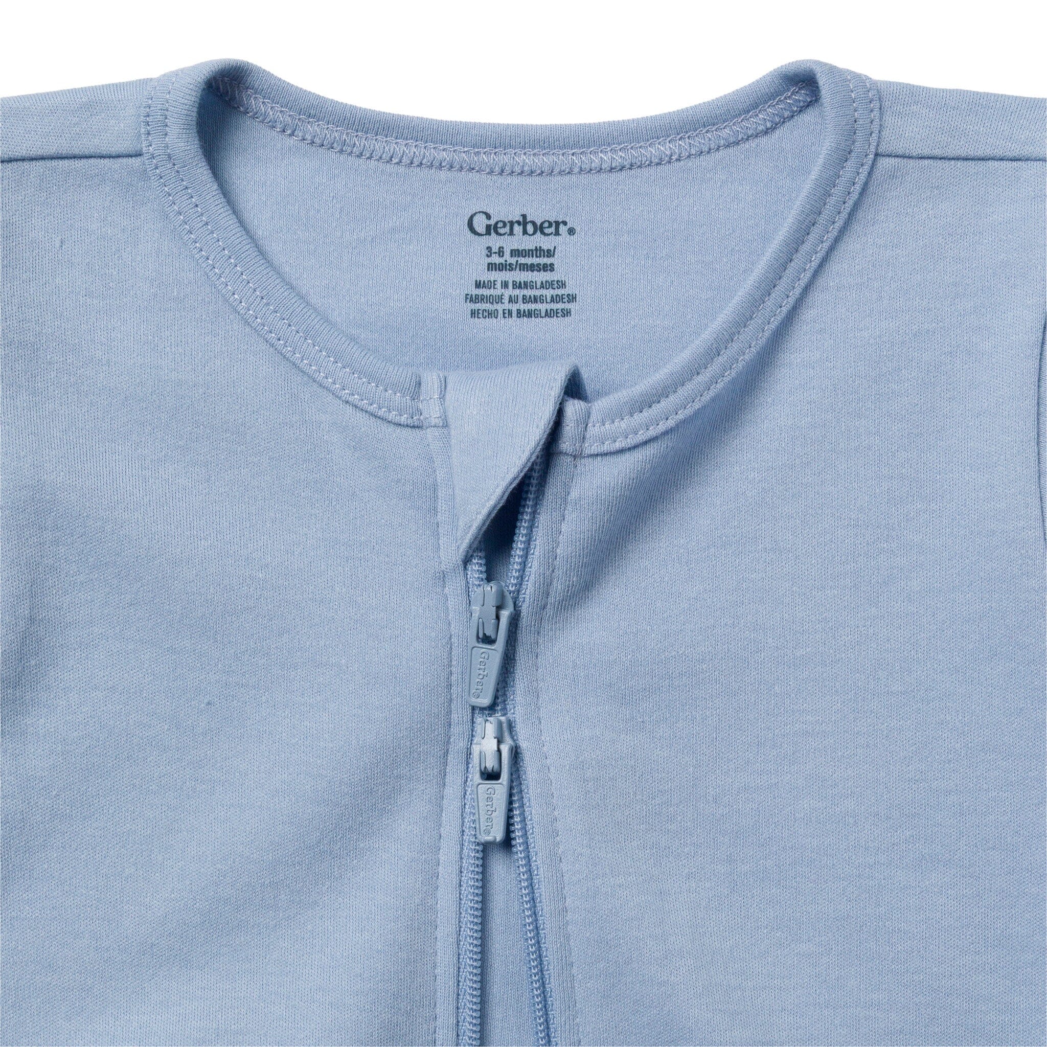3-Pack Baby Boys Charcoal, Mocha & Blue Sleep 'N Play - Image 6