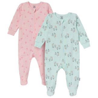2-Pack Baby Girls Unicorns Sleep 'N Play