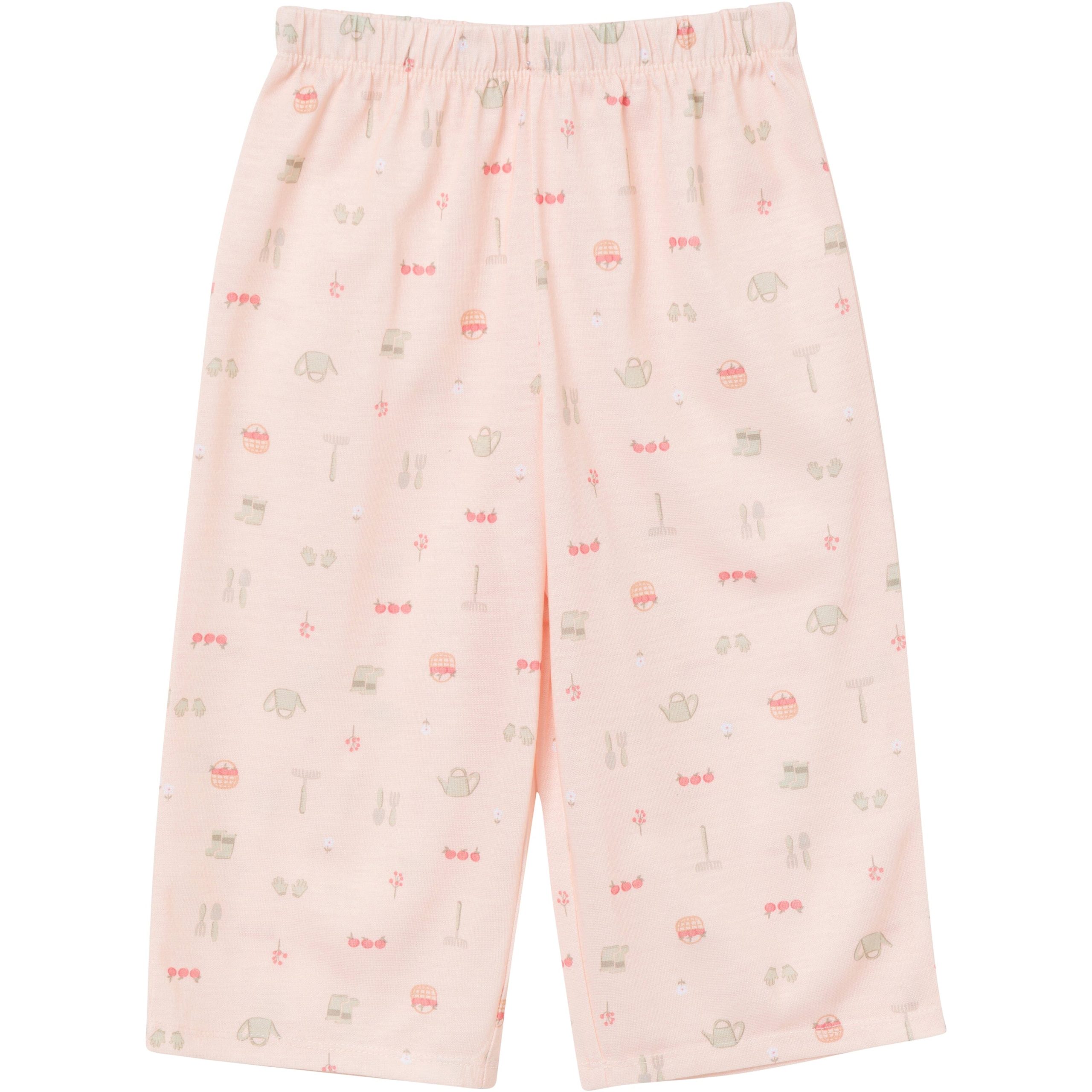 3-Piece Toddler Girls Gardening T-Shirt, Shorts & Pants Pajama Set - Image 9