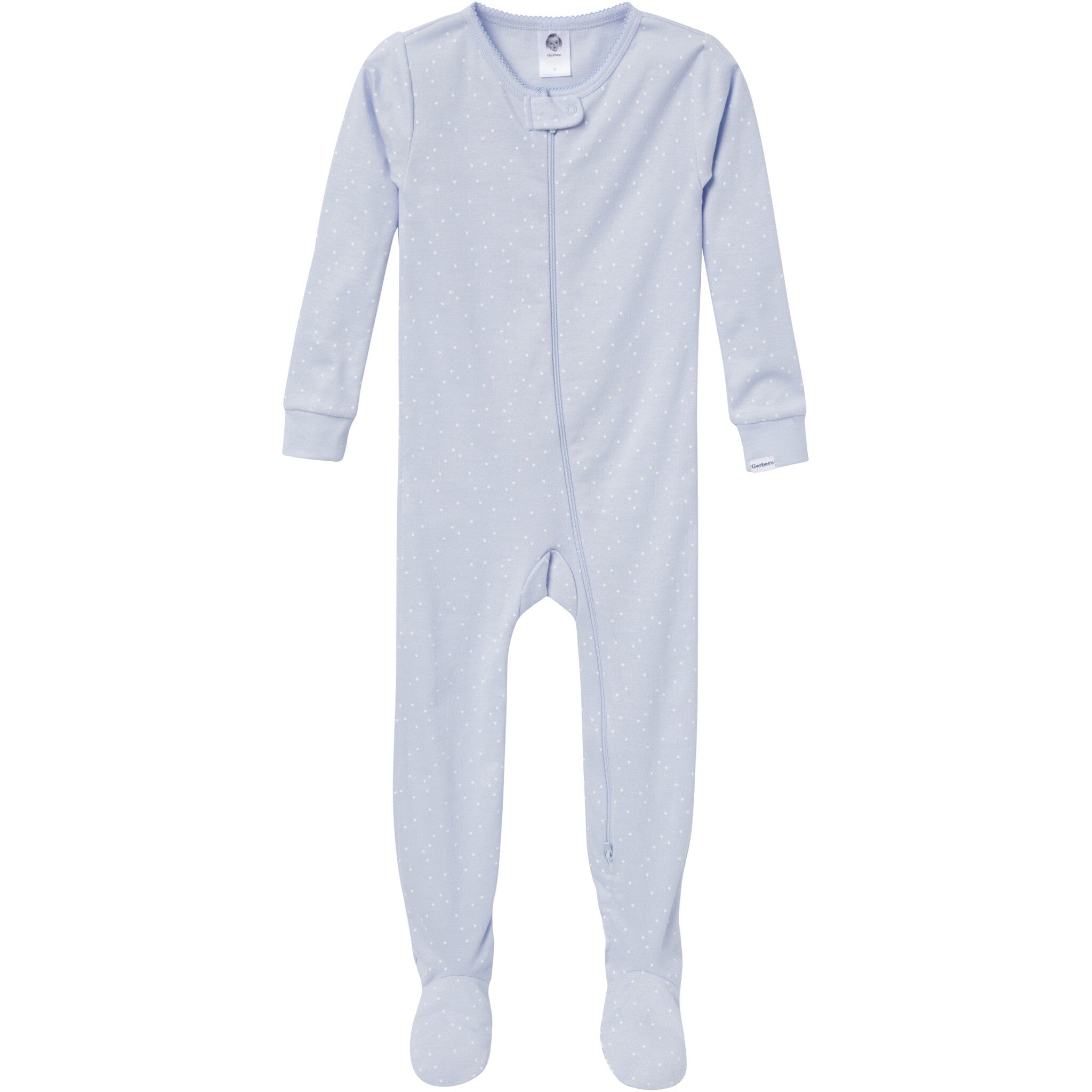 2-Pack Baby & Toddler Girls Butterflies Snug Fit Footed Pajamas - Image 2