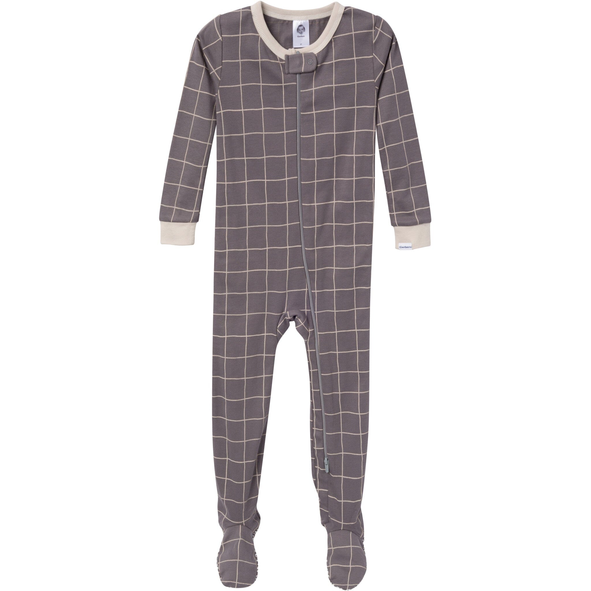 4-Pack Baby & Toddler Neutral Dog Snug Fit Footed Pajamas - Image 2