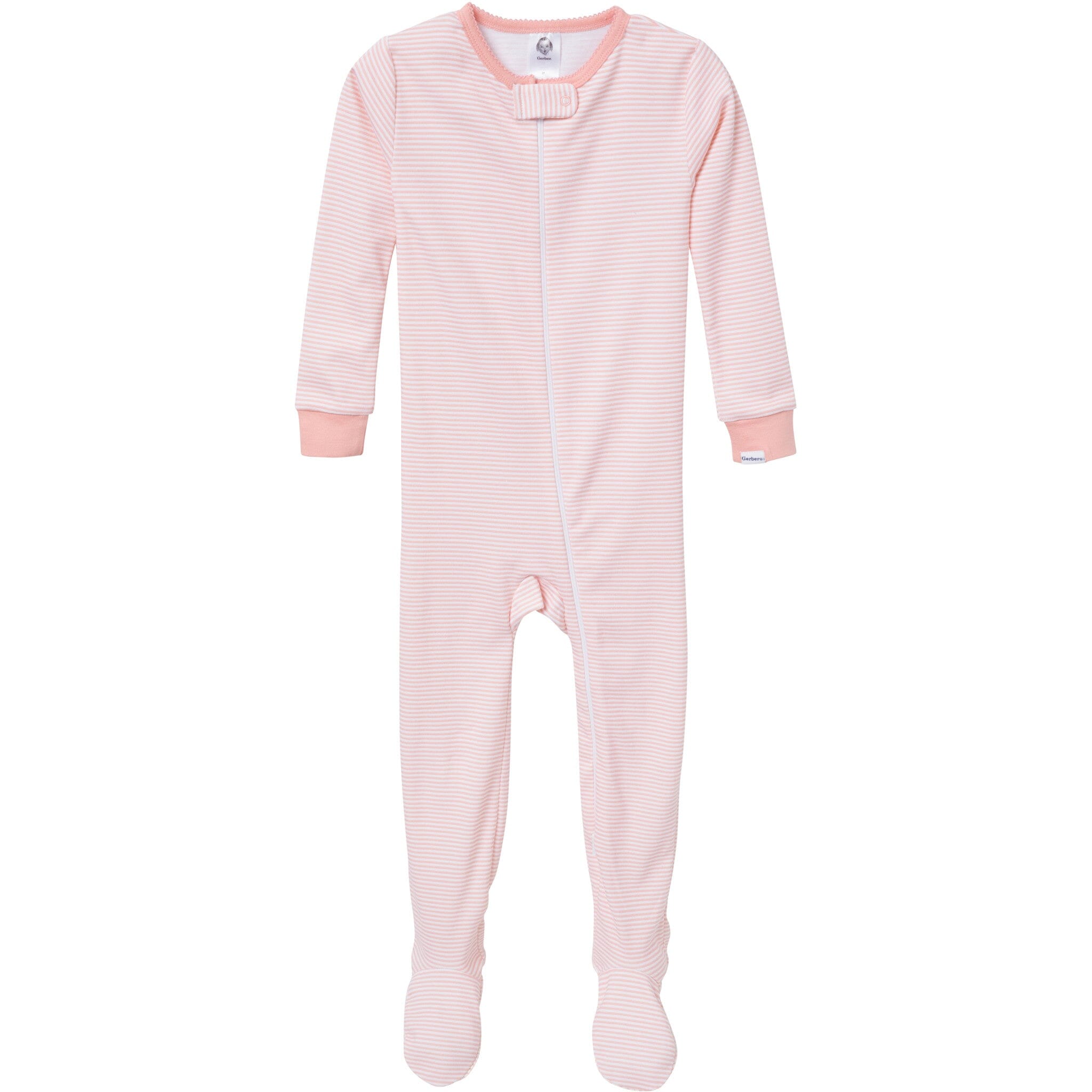 4-Pack Baby & Toddler Girls Ballerinas Snug Fit Footed Pajamas - Image 4