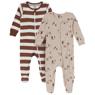 2-Pack Baby Boys Woodland Bears Sleep 'N Play