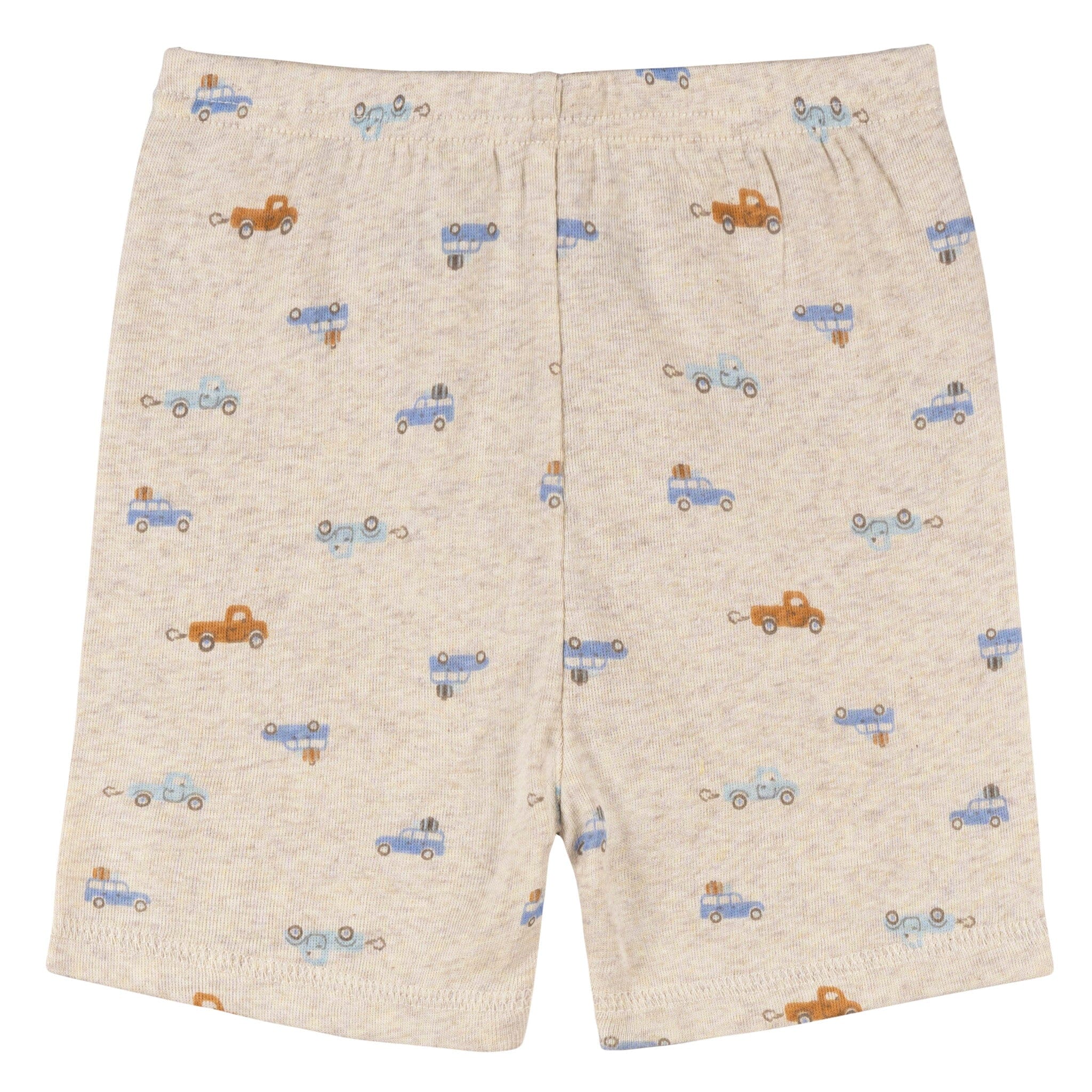 4-Piece Infant & Toddler Boys Cars Top and Shorts Pajama Set - Image 4