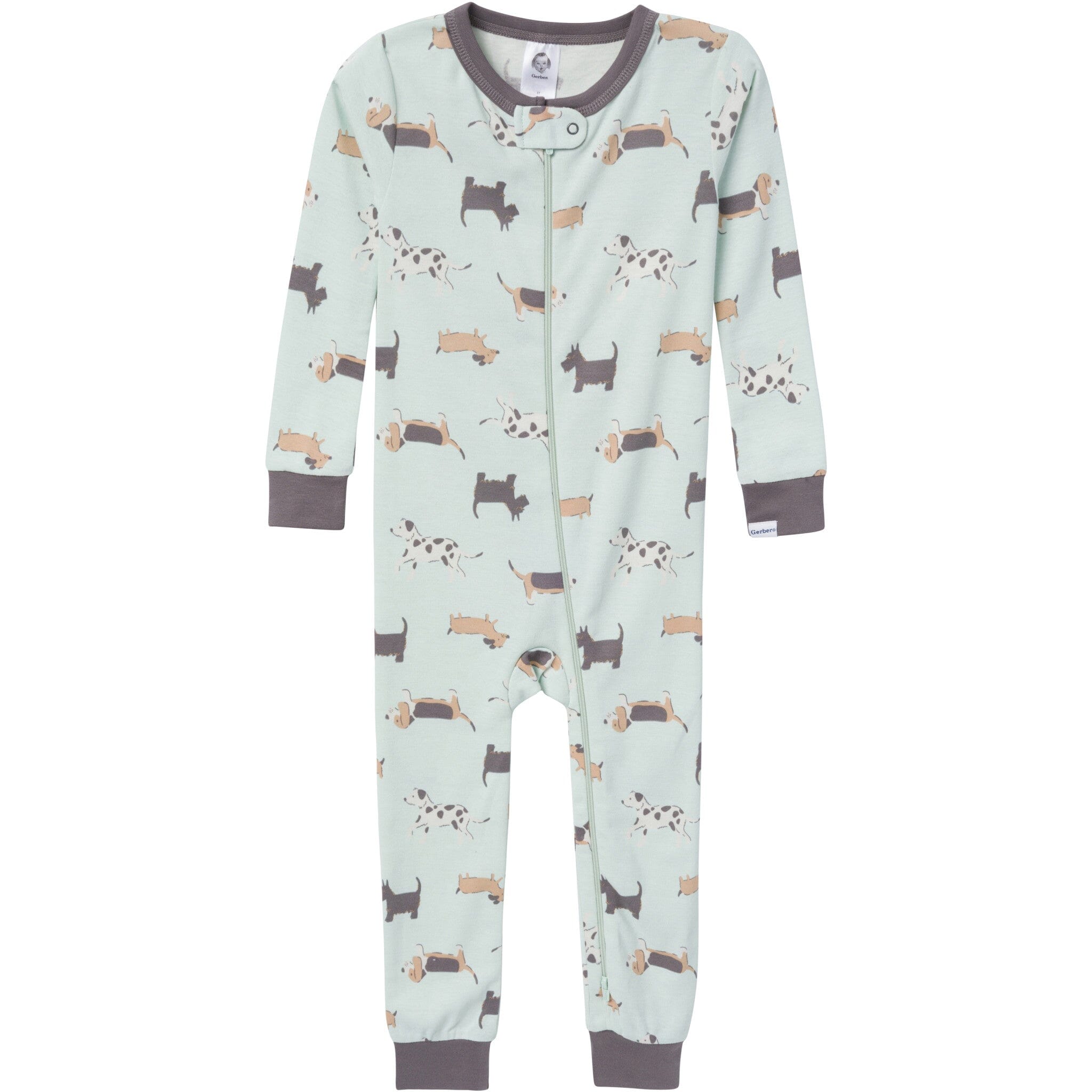 3-Pack Baby & Toddler Neutral Dog Snug Fit Footless Pajamas - Image 2