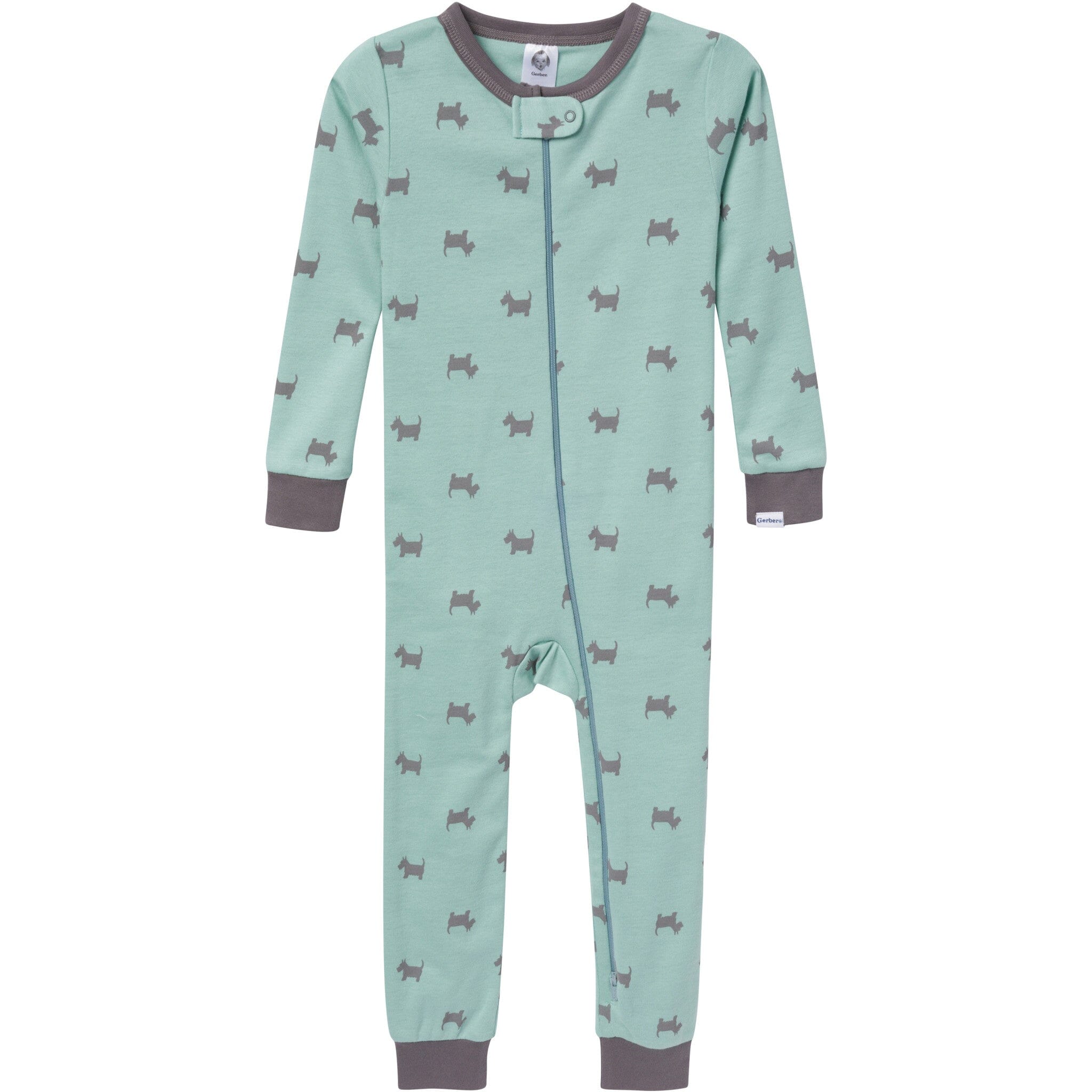 3-Pack Baby & Toddler Neutral Dog Snug Fit Footless Pajamas - Image 6