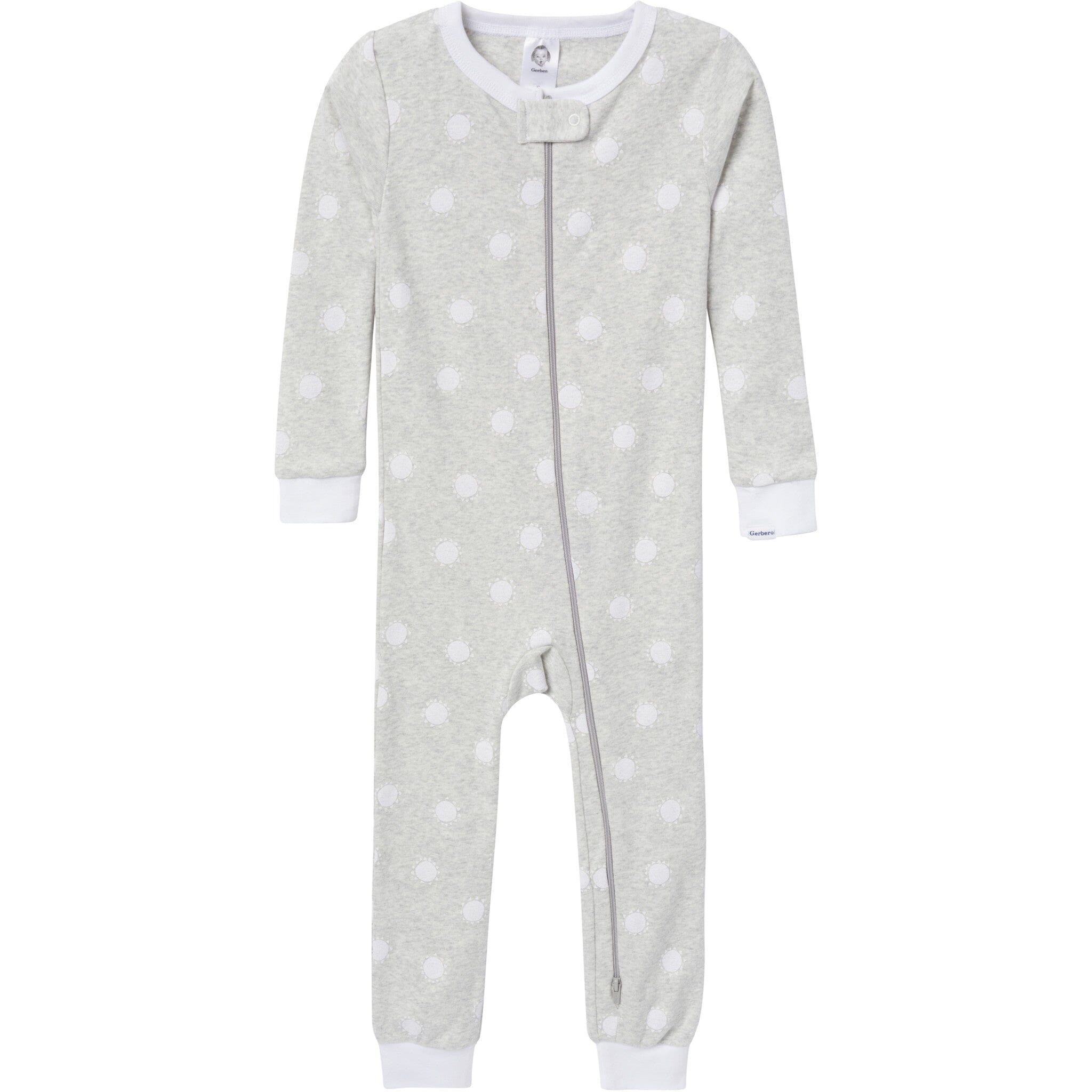 3-Pack Baby & Toddler Neutral Safari Snug Fit Footless Pajamas - Image 2