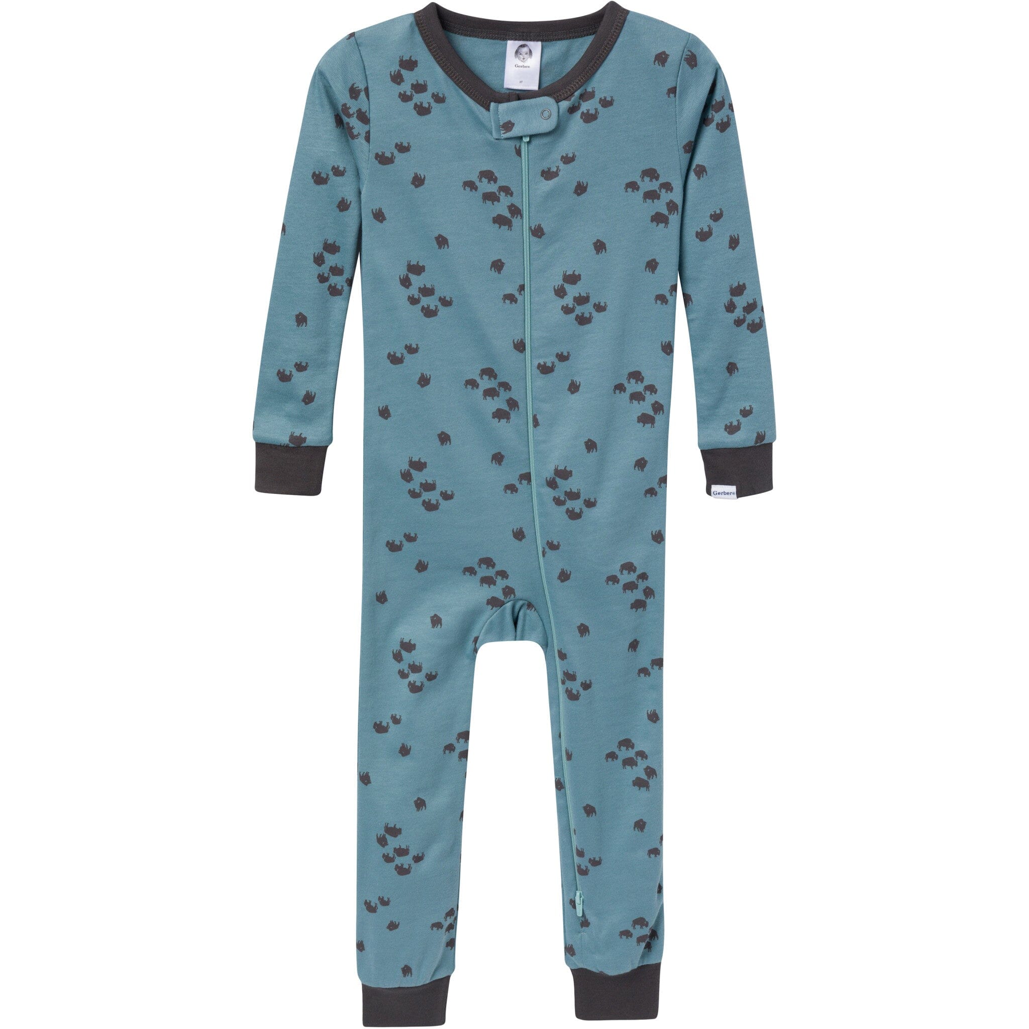 3-Pack Baby & Toddler Boys Buffalo Snug Fit Footless Pajamas - Image 5