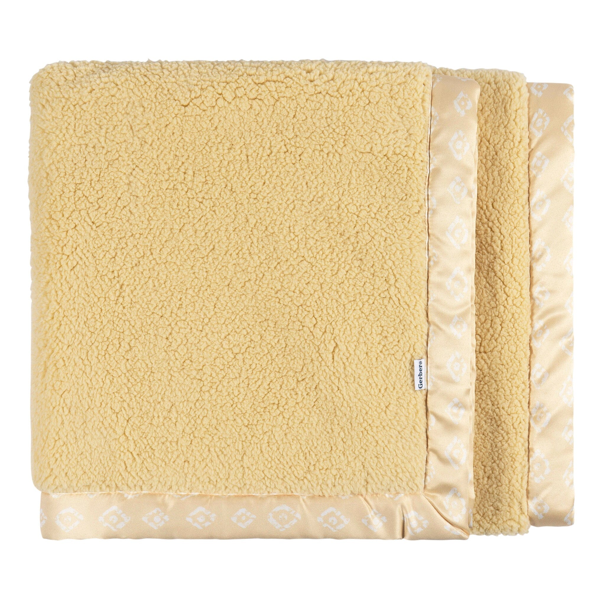 Embroidered Geo Trim Plush Blanket - Image 6