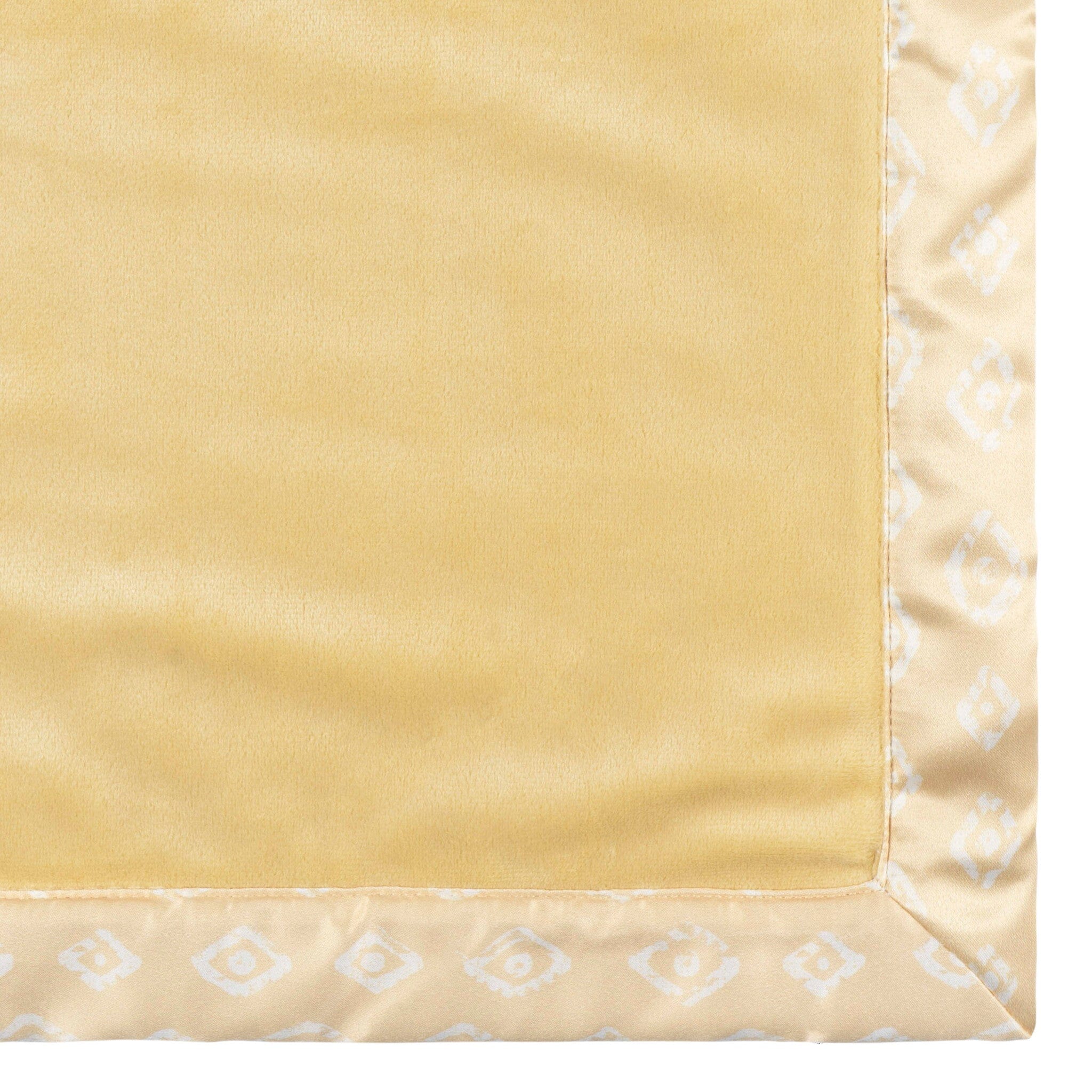Embroidered Geo Trim Plush Blanket - Image 7