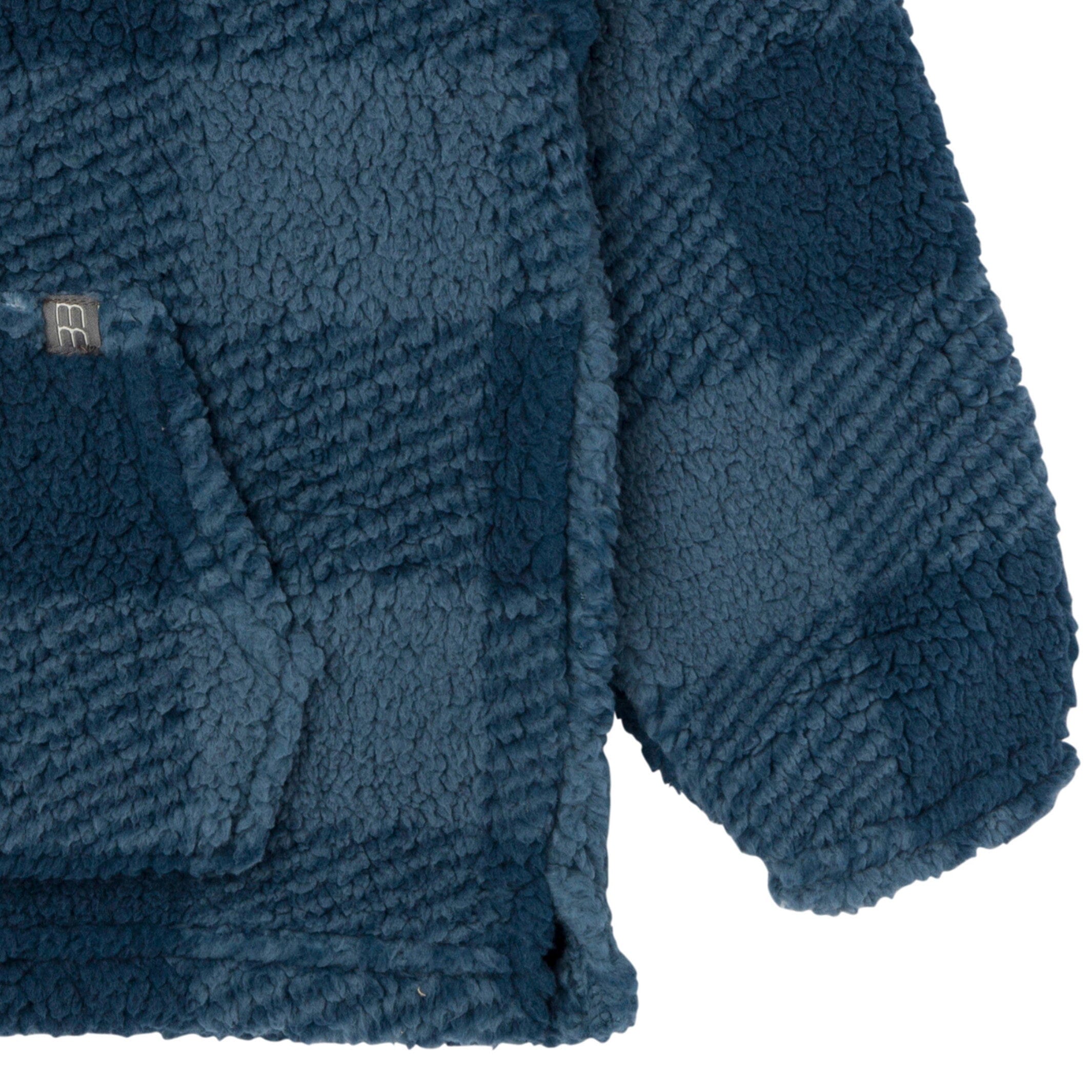 Infant & Toddler Boys Navy Plaid Half-Zip Pullover - Image 6