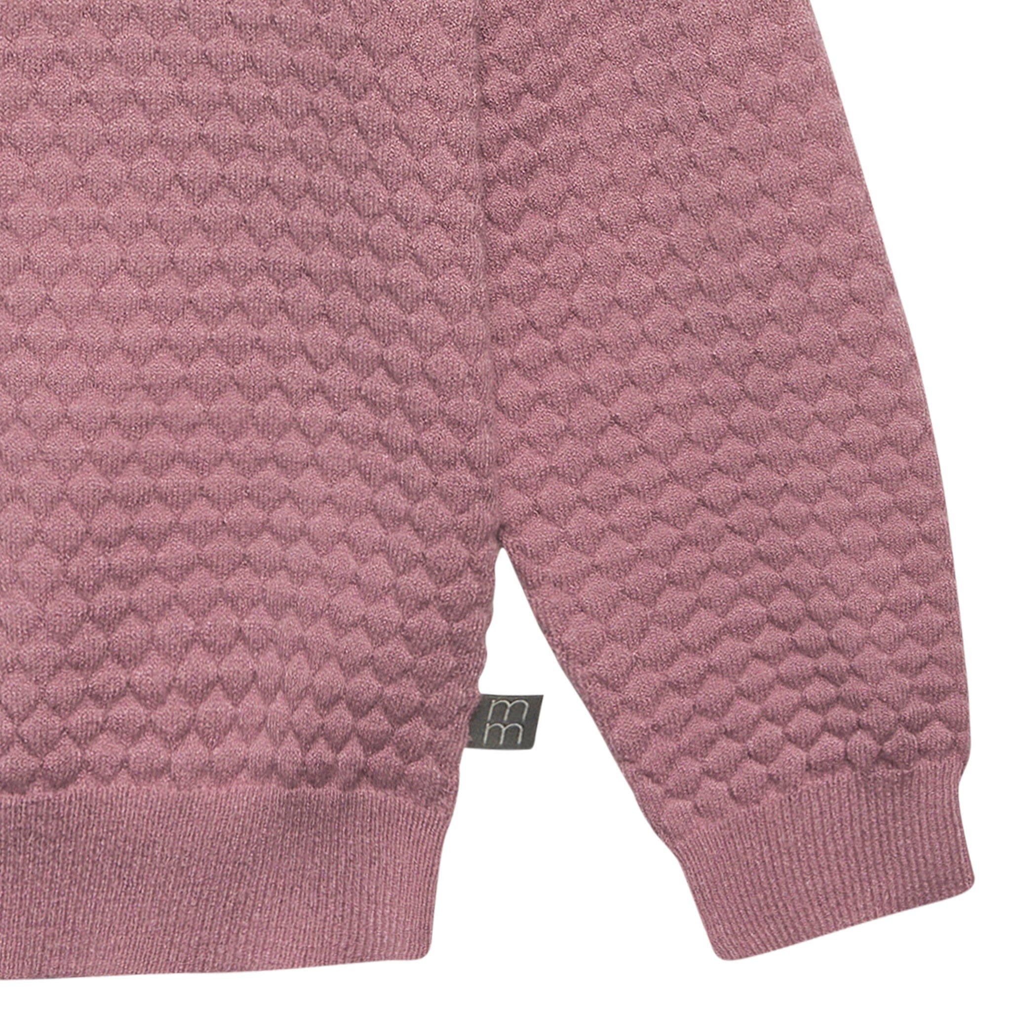 2-Piece Infant & Toddler Girls Rose Sweater Knit Hoodie Viscose Set - Image 4