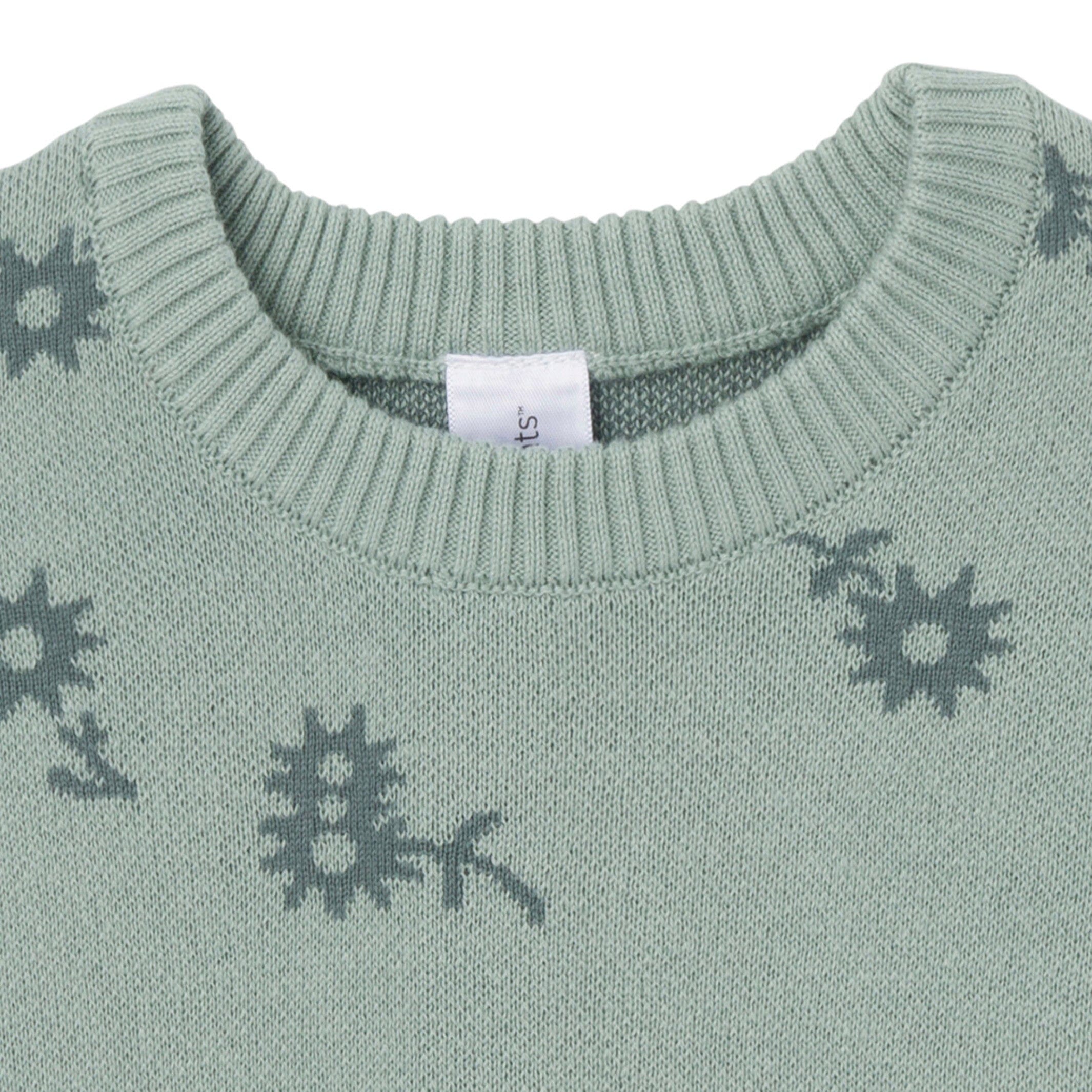 2-Piece Infant & Toddler Girls Medium Sky Daisies Jacquard Sweater Set - Image 5