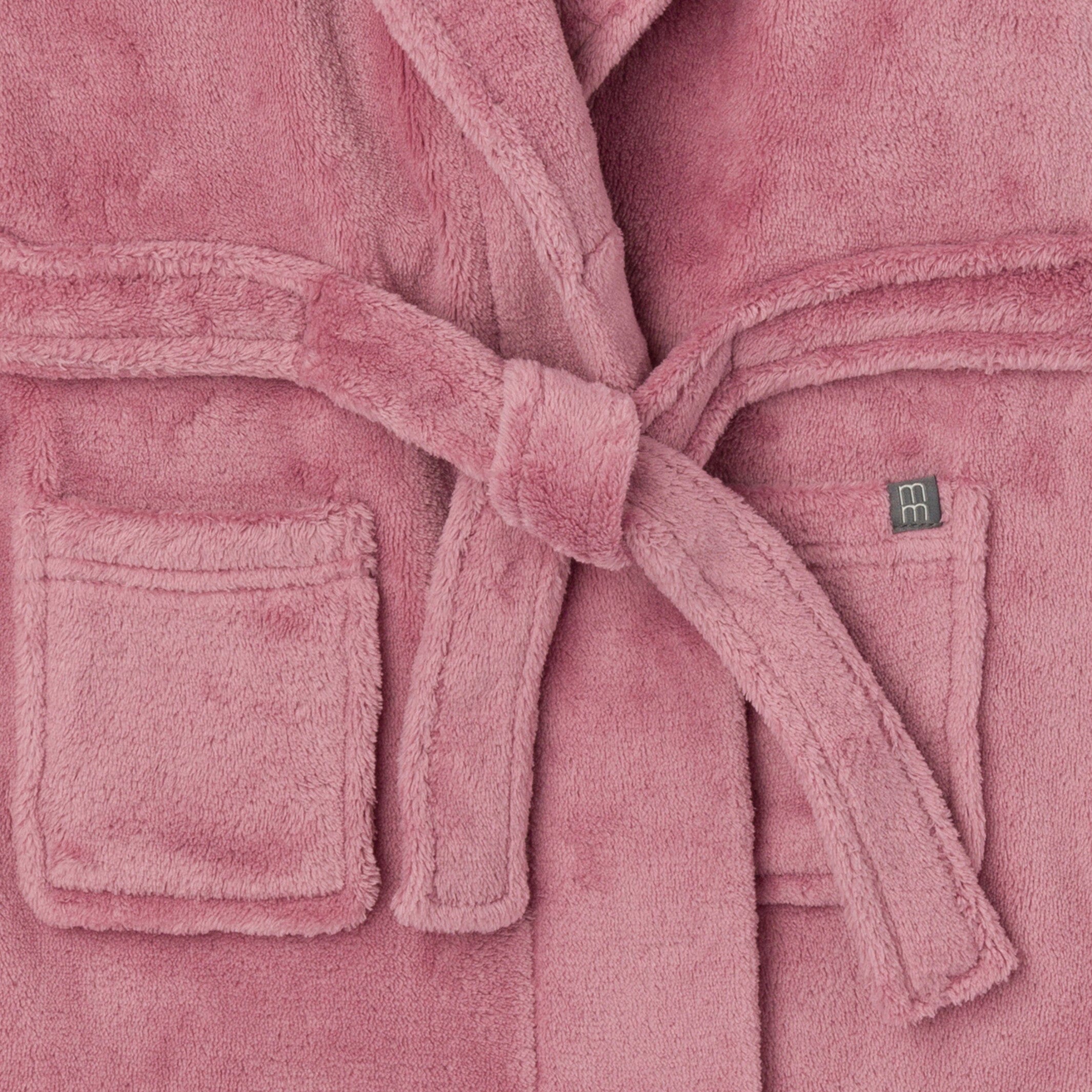 Embroidered Infant & Toddler Girls Rose Shawl Collar Robe - Image 6
