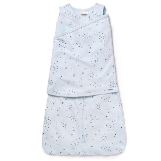 Baby Boys Blue Stars Wearable Swaddle Wrap
