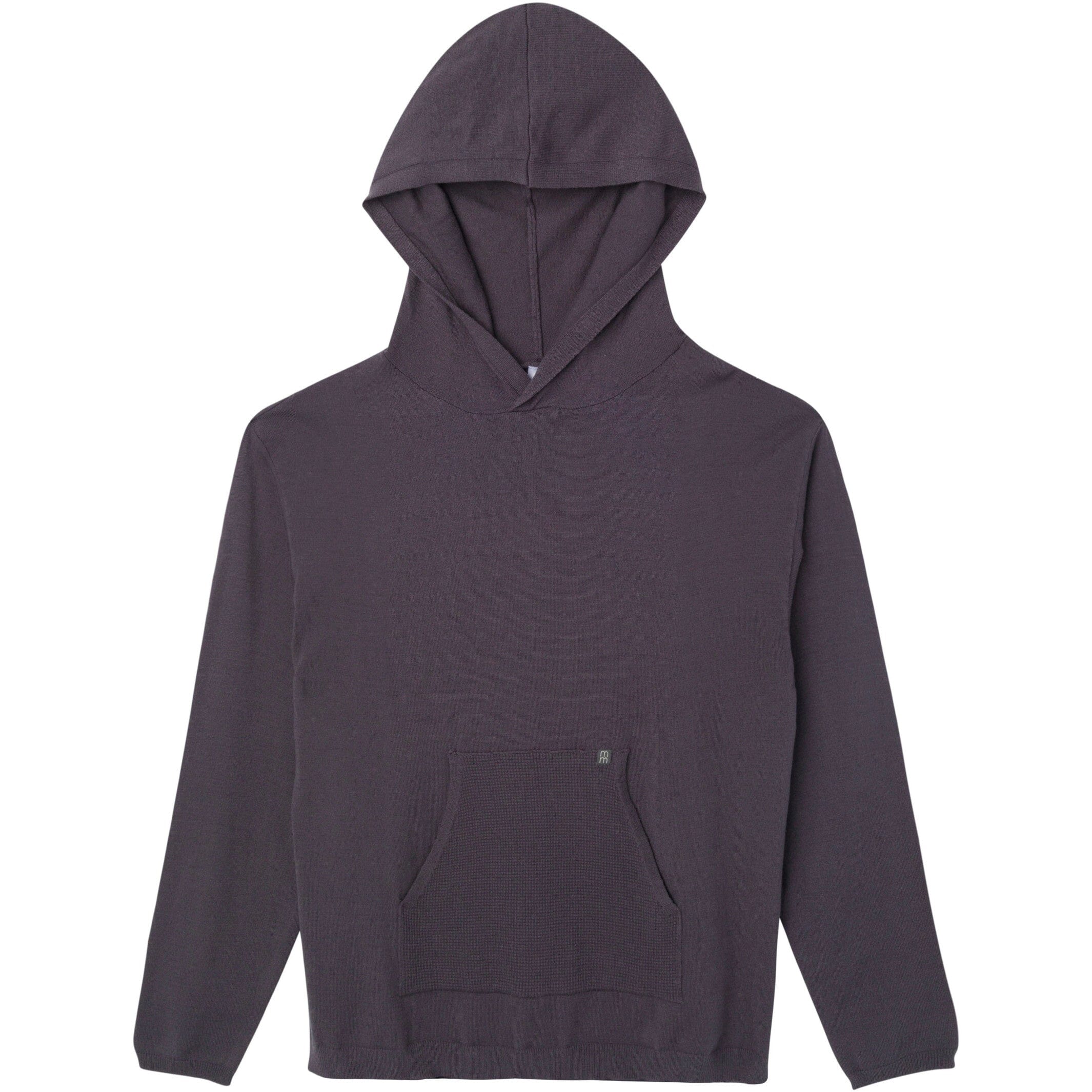 2-Piece Women's Dark Grey Hooded Waffle Top and Legging Viscose Set - Image 4