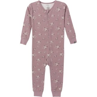 Baby Girls Medium Lilac Posies Hacci Footless Pajamas