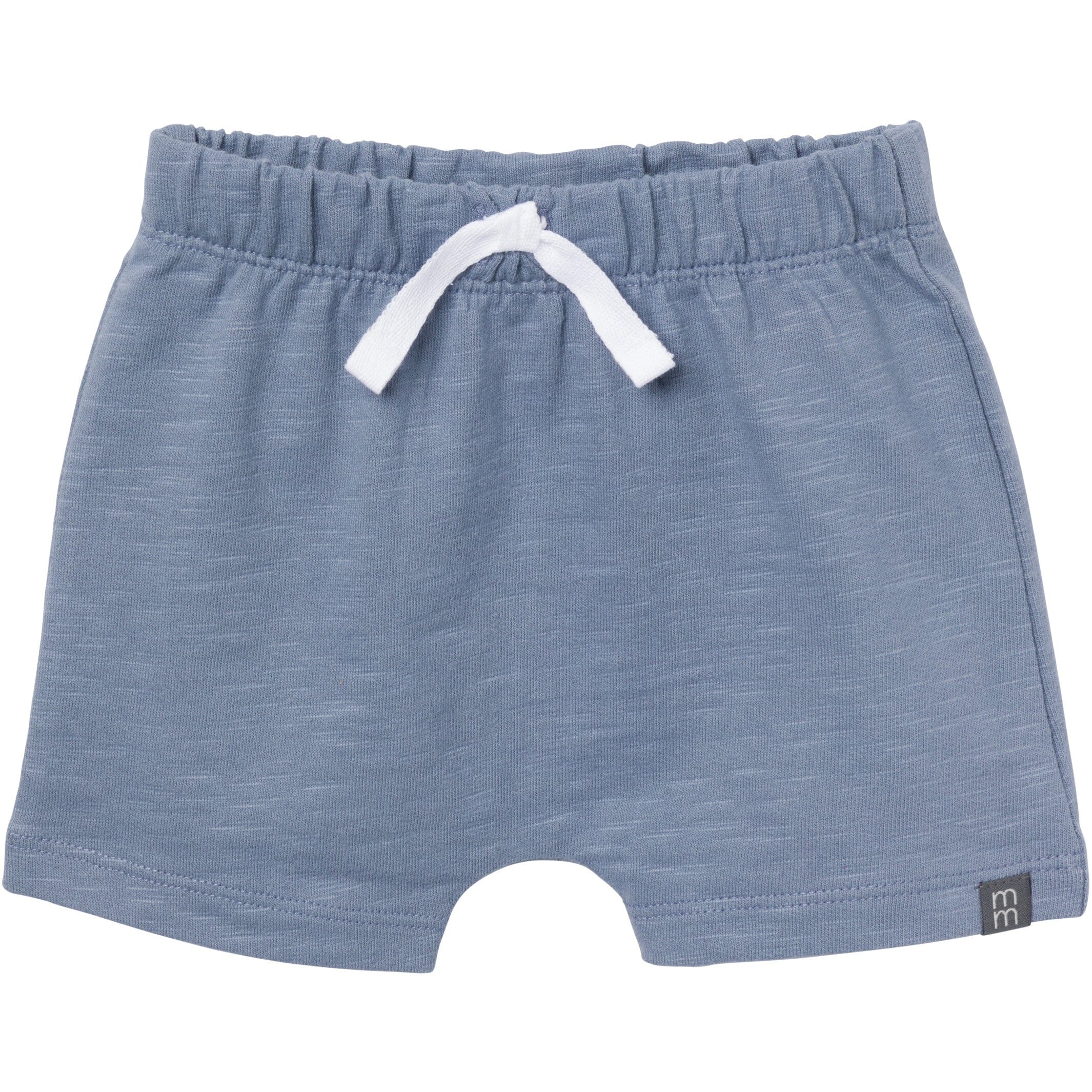 4-Piece Baby Boys Tan & Blue Bodysuits and Shorts Set - Image 8