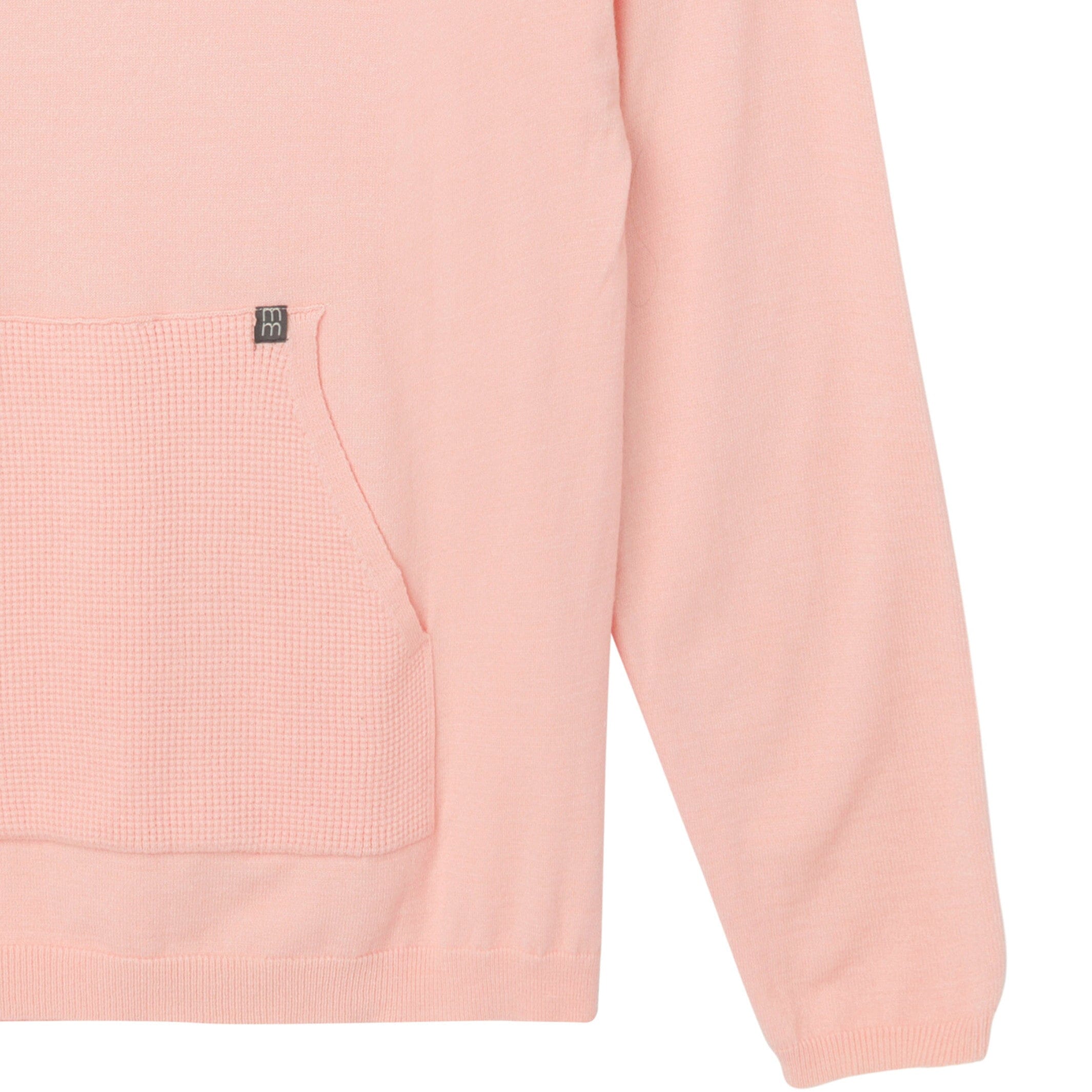 2-Piece Women's Pink Hooded Waffle Top and Legging Viscose Set - Image 6