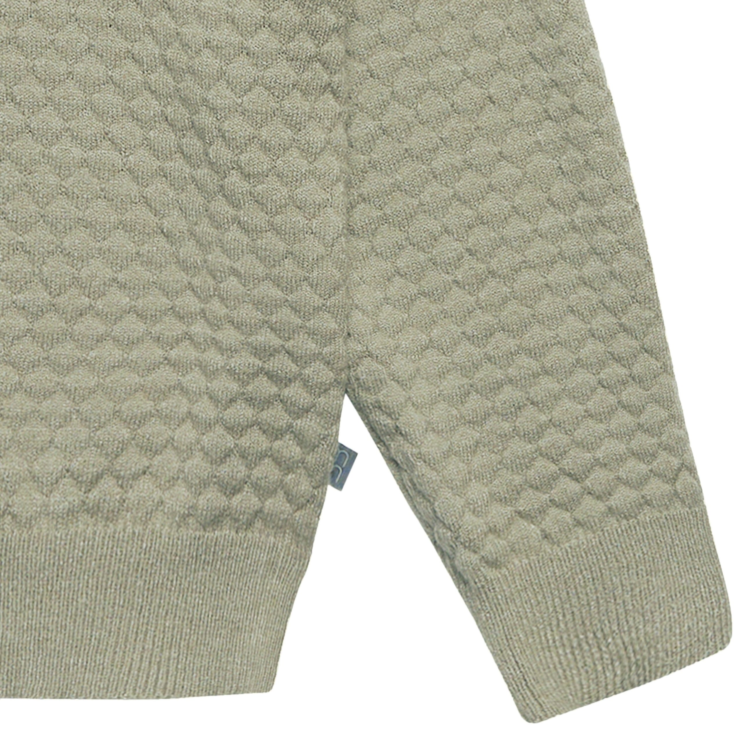 2-Piece Infant & Toddler Girls Medium Green Viscose Sweater Knit Hoodie Set - Image 6