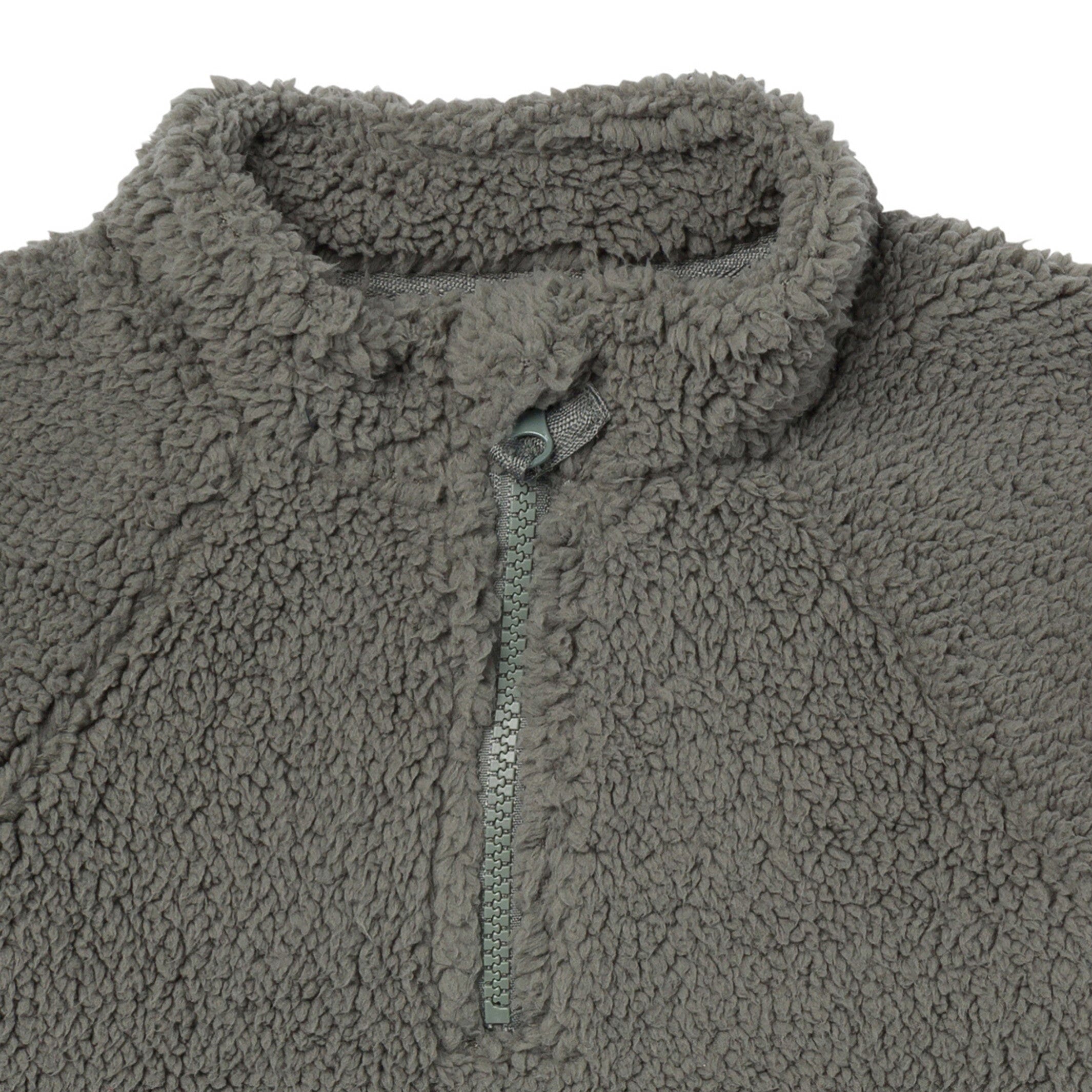 Embroidered Infant & Toddler Boys Dark Green Half-Zip Pullover - Image 4