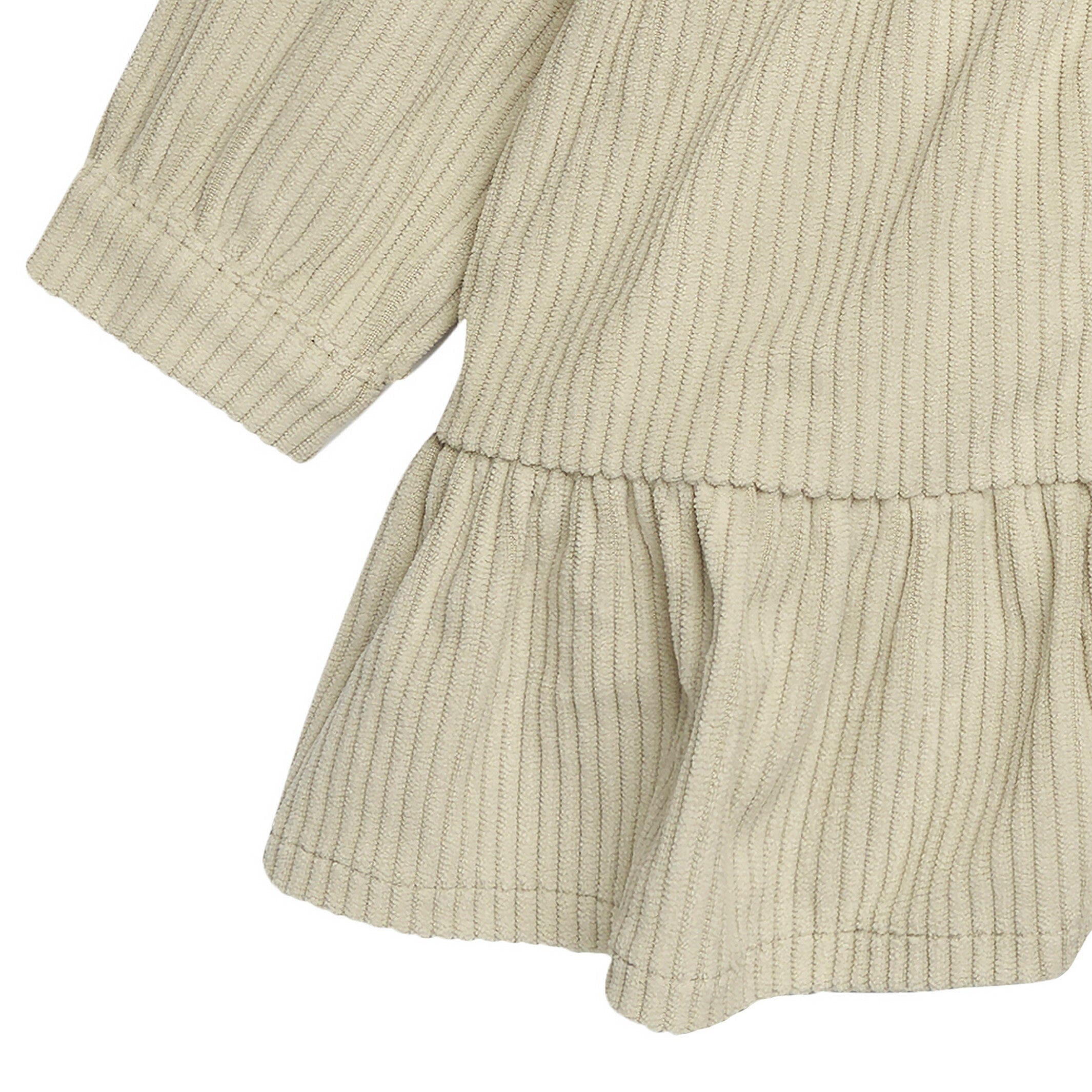2-Piece Baby Girls Sage Corduroy Dress Set - Image 5