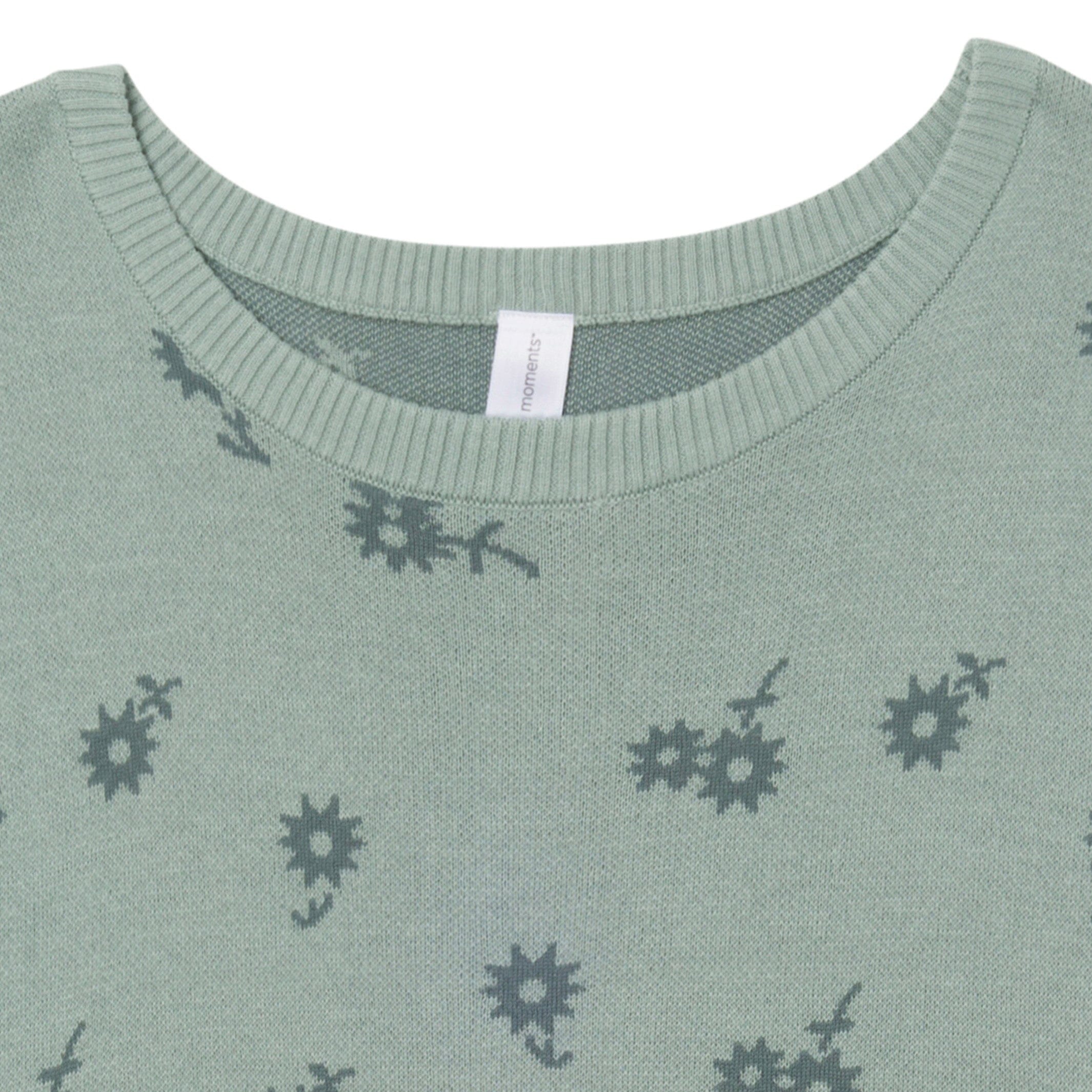 Womens Medium Sky Daisies Sweater - Image 5