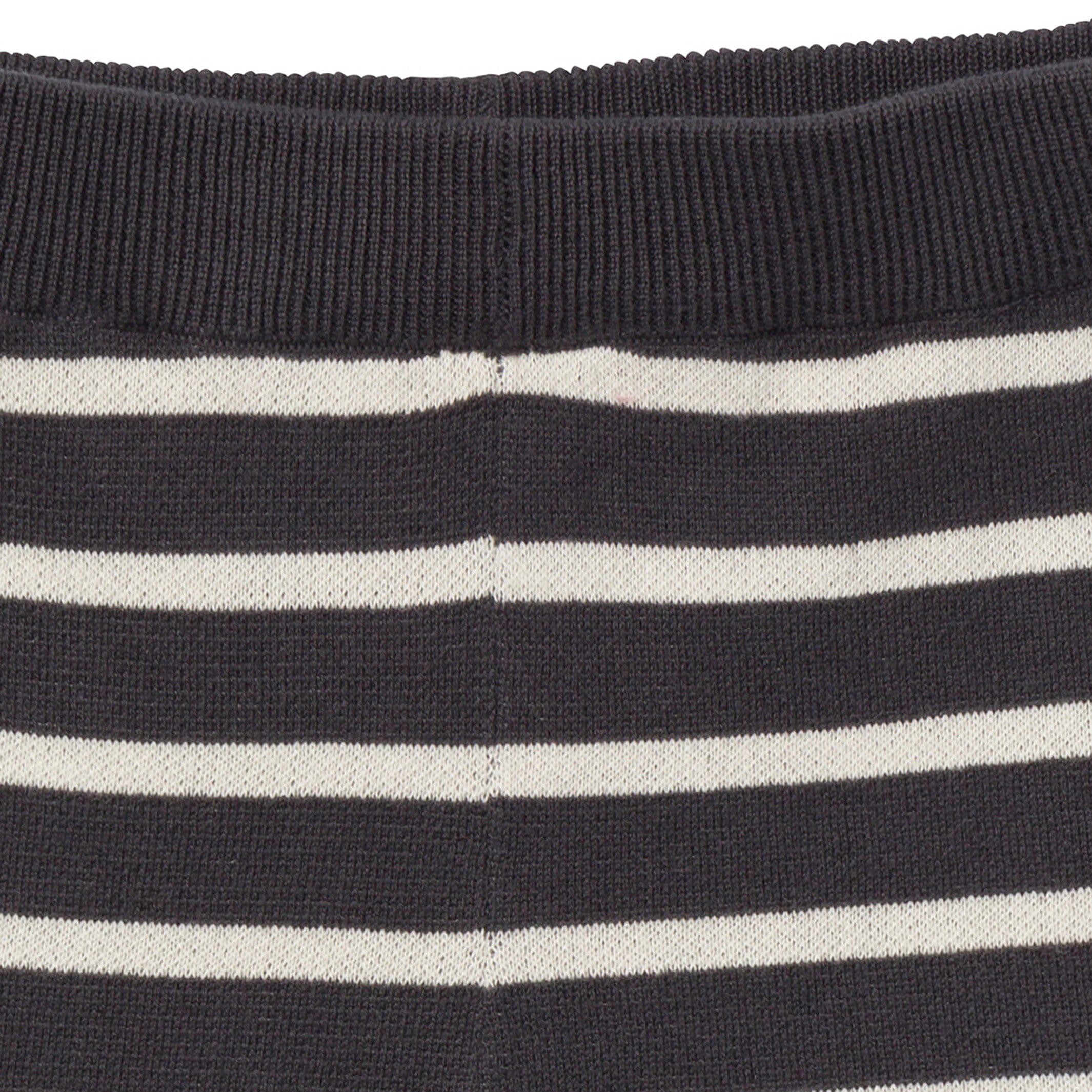 Womens Ivory Stripe Sweater Knit Pants - Image 2