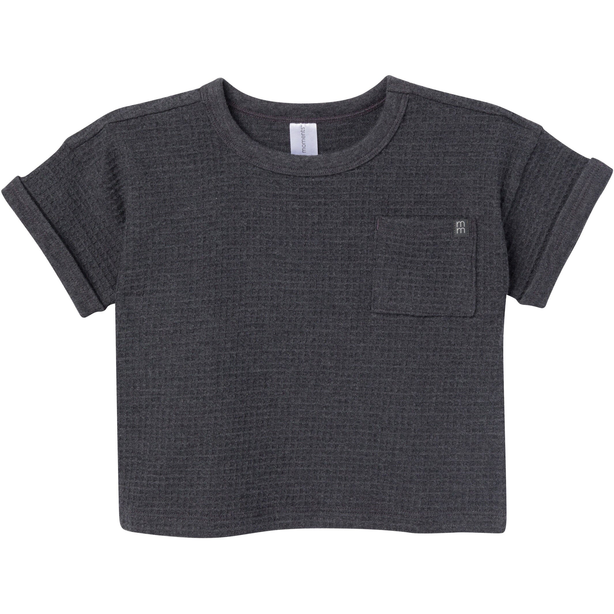 2-Piece Infant & Toddler Boys Charcoal Heather Pants and Shirt Set - Image 2