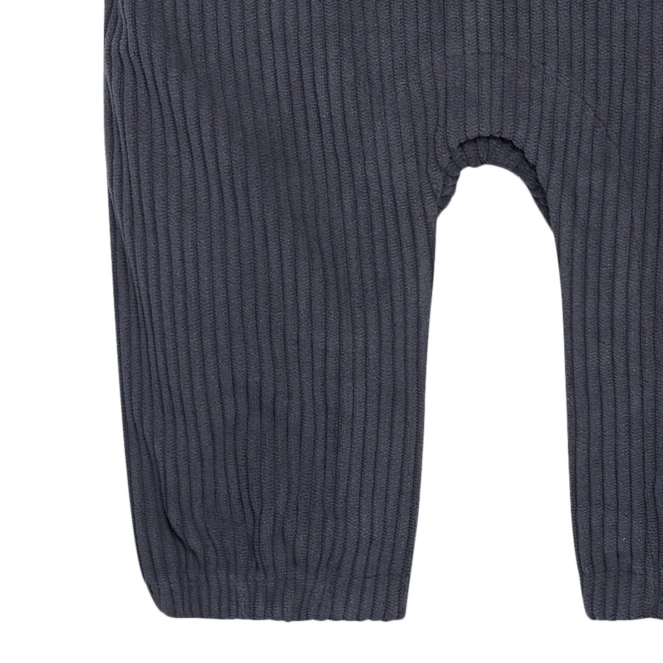 Baby Boys Navy Corduroy Romper - Image 5